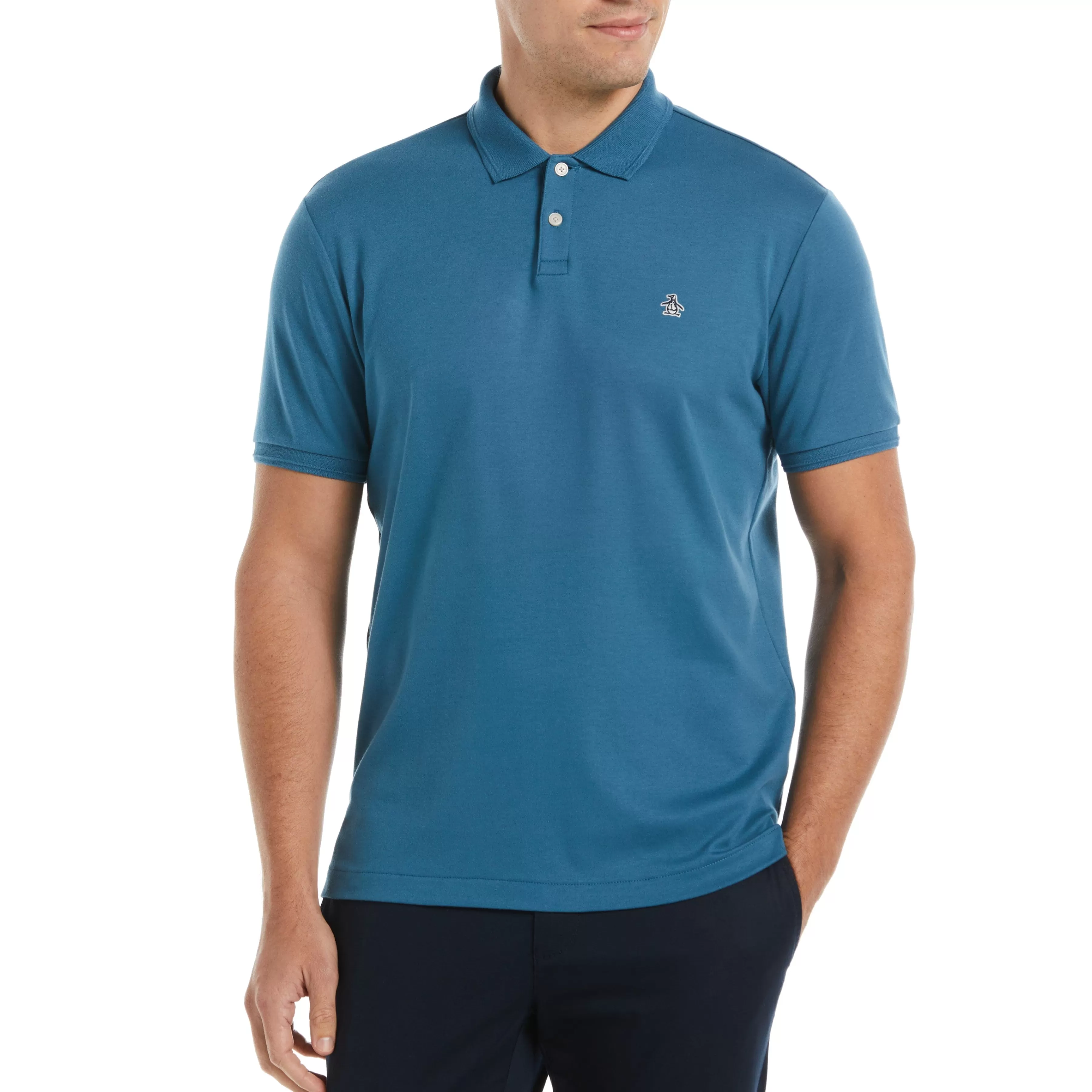 Online Organic Cotton Interlock Daddy Polo Men Polos
