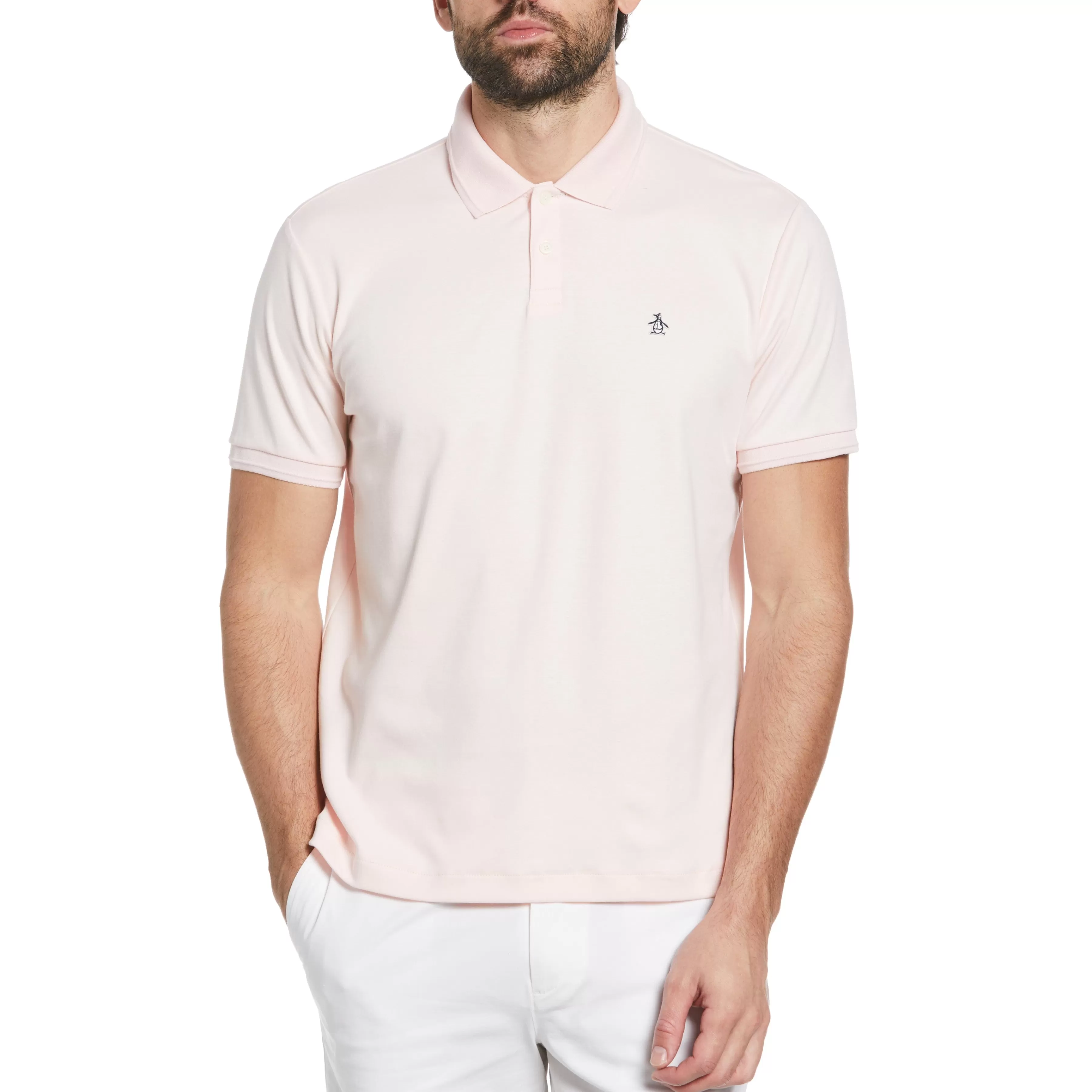 Fashion Organic Cotton Interlock Daddy Polo Men Polos