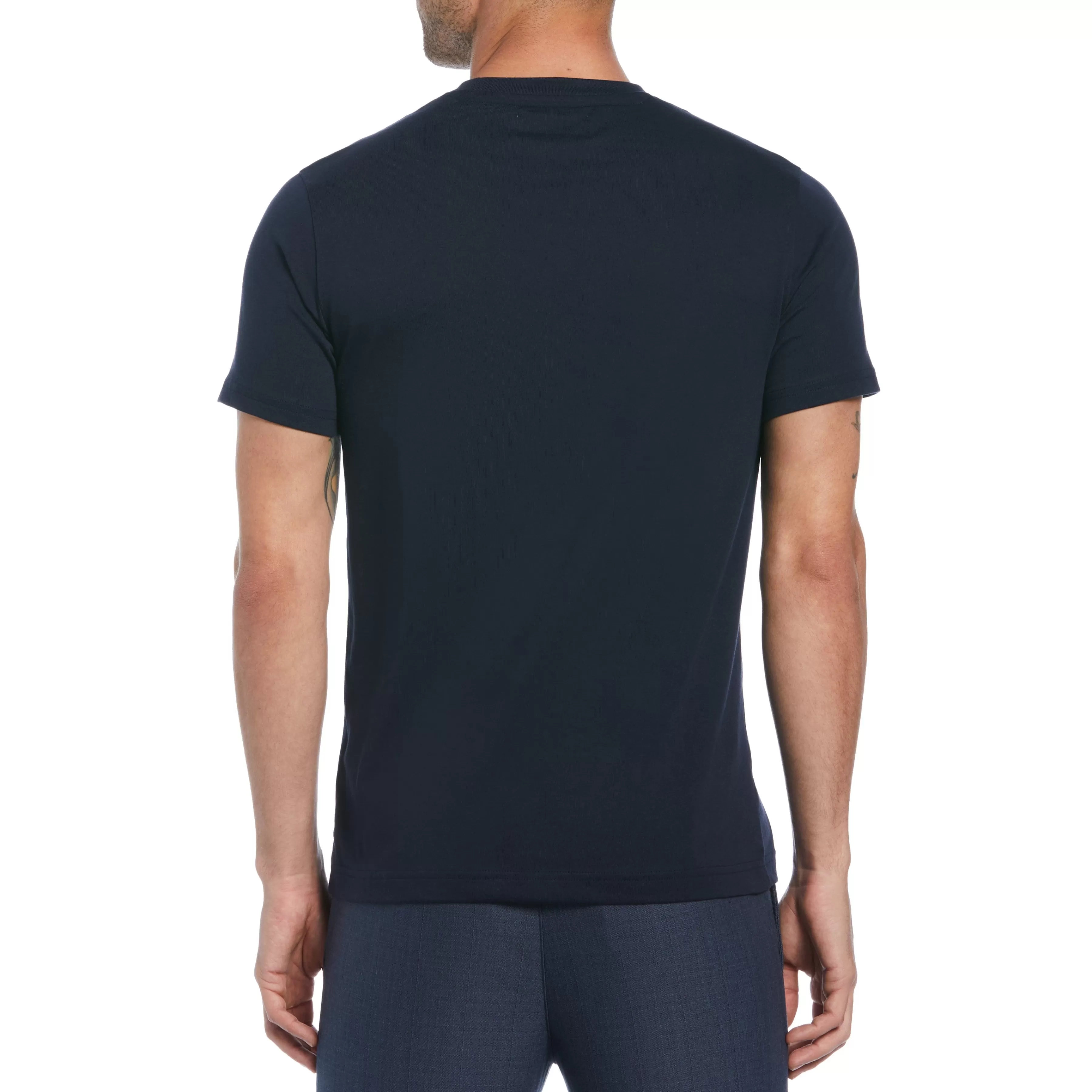 Online Organic Cotton Sticker Pete Basic Tee Men Tees