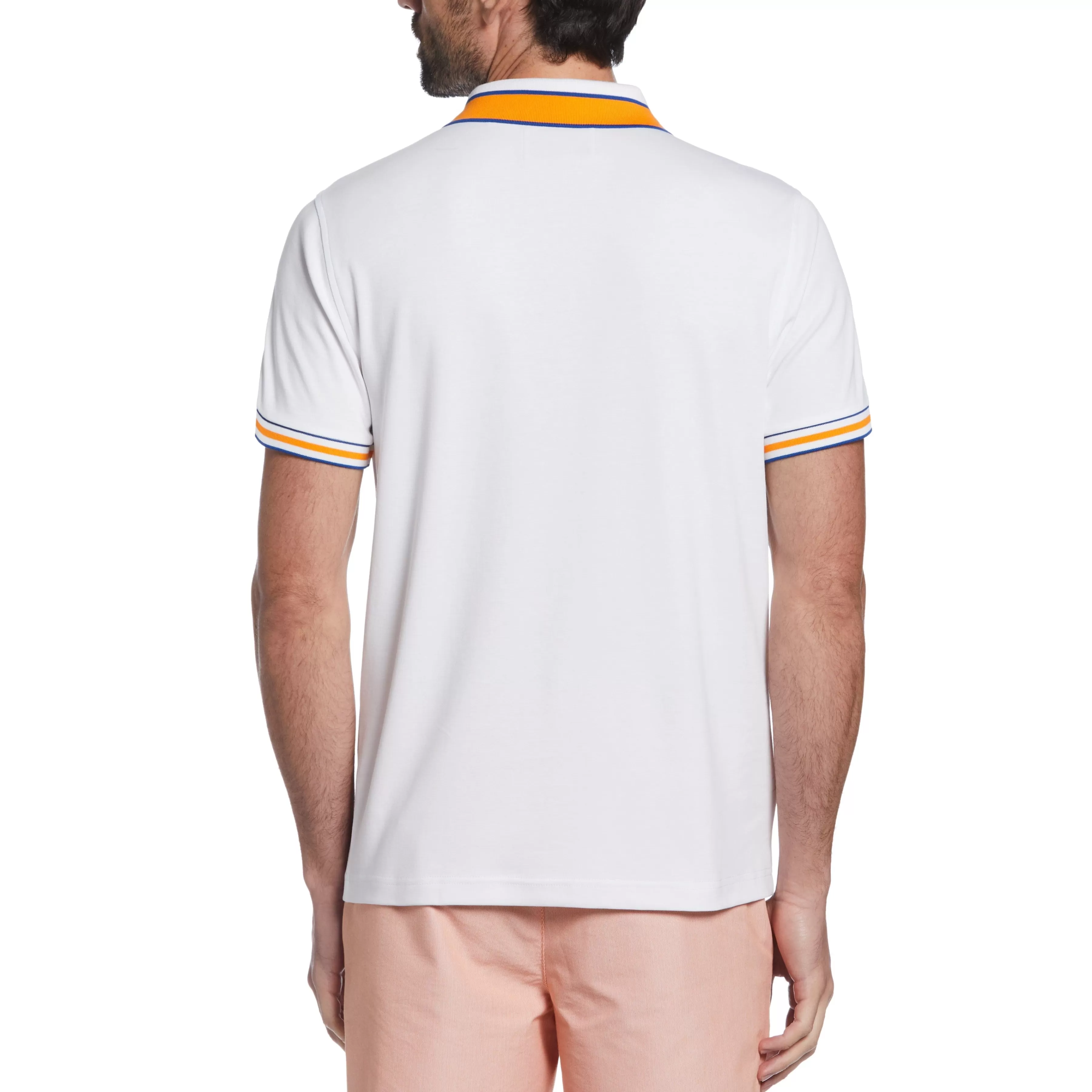 Discount Organic Cotton Stripe Collar Polo Men Polos