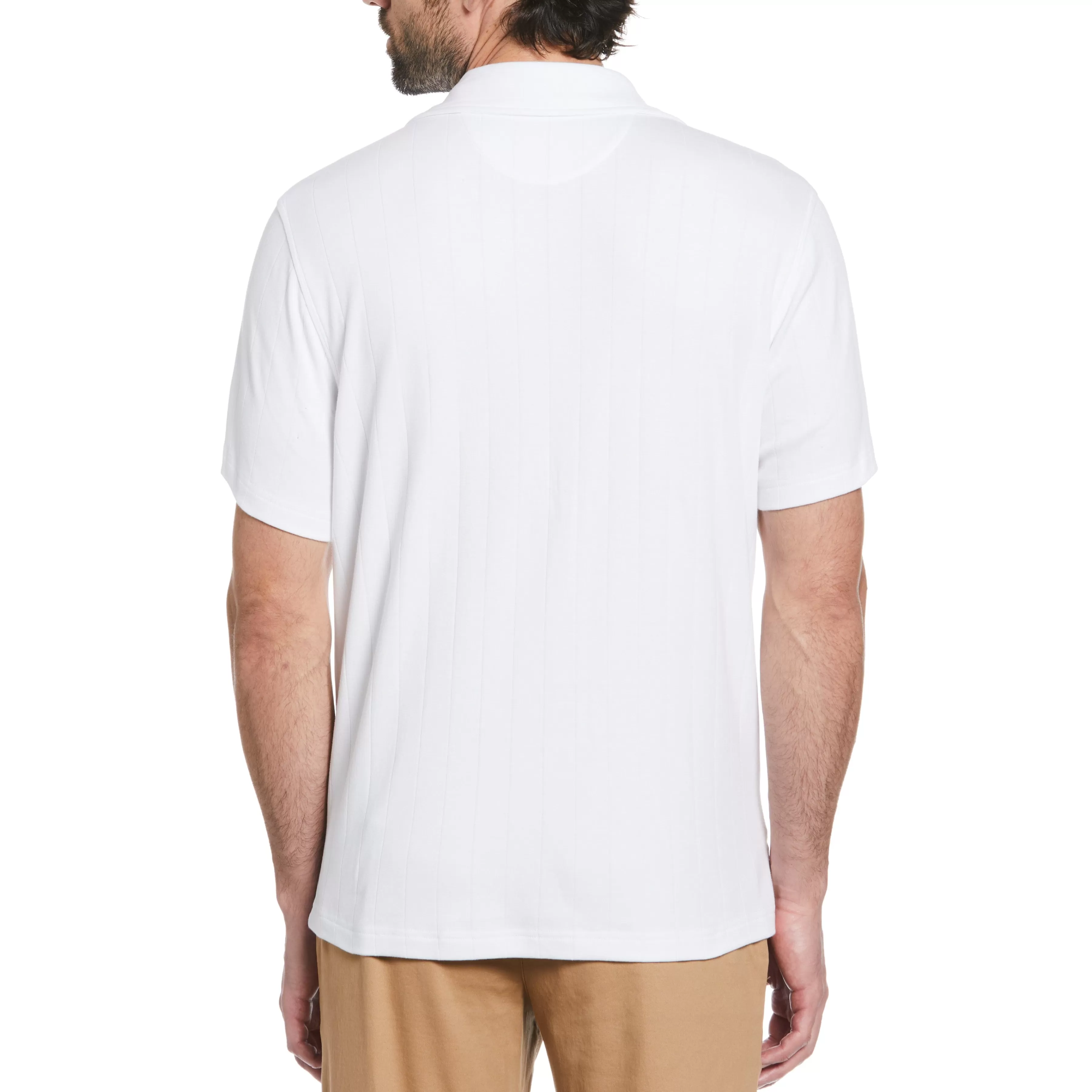 Outlet Organic Cotton Striped Shirt With Camp Collar Men Shirts