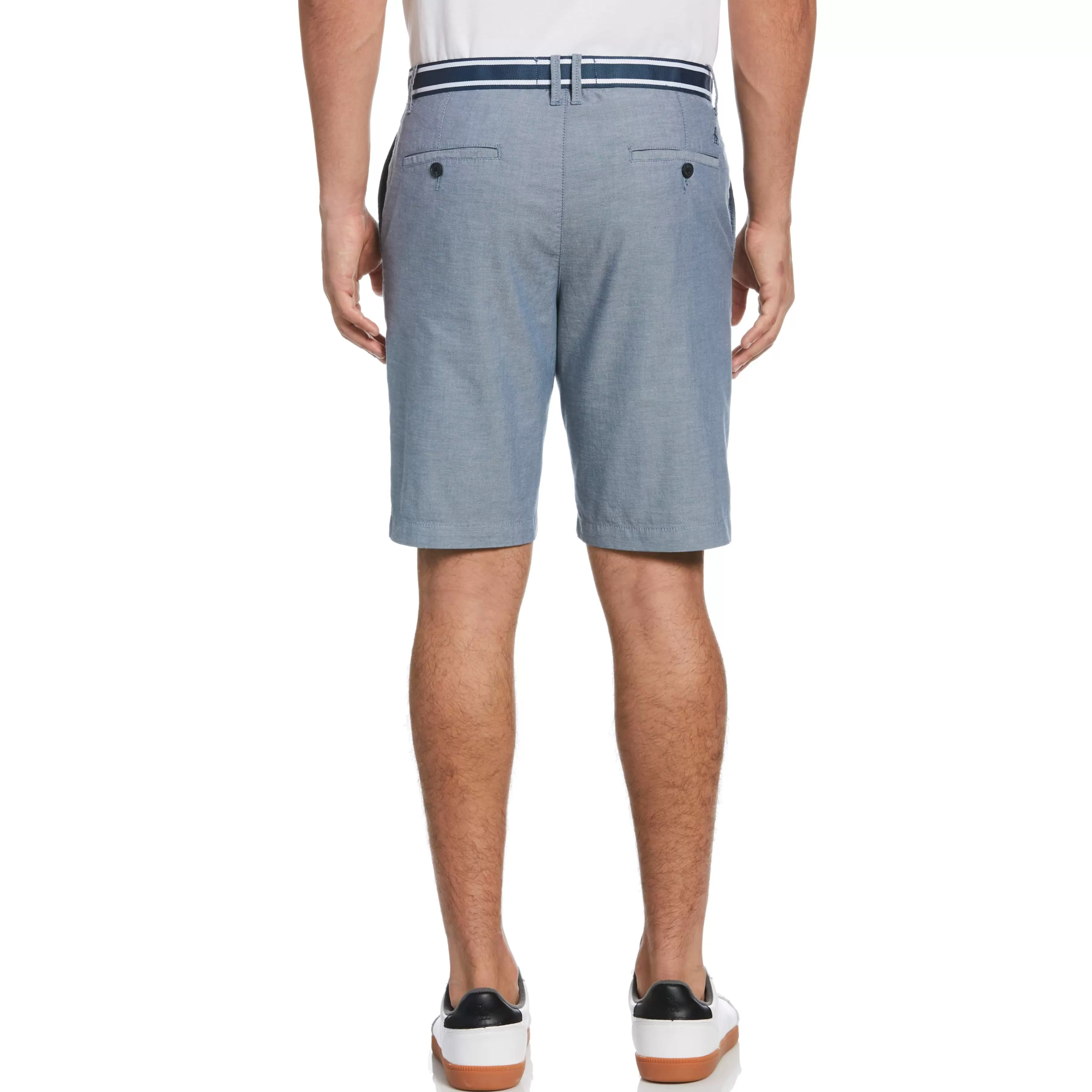 Fashion Oxford Slim Fit Short Men Shorts