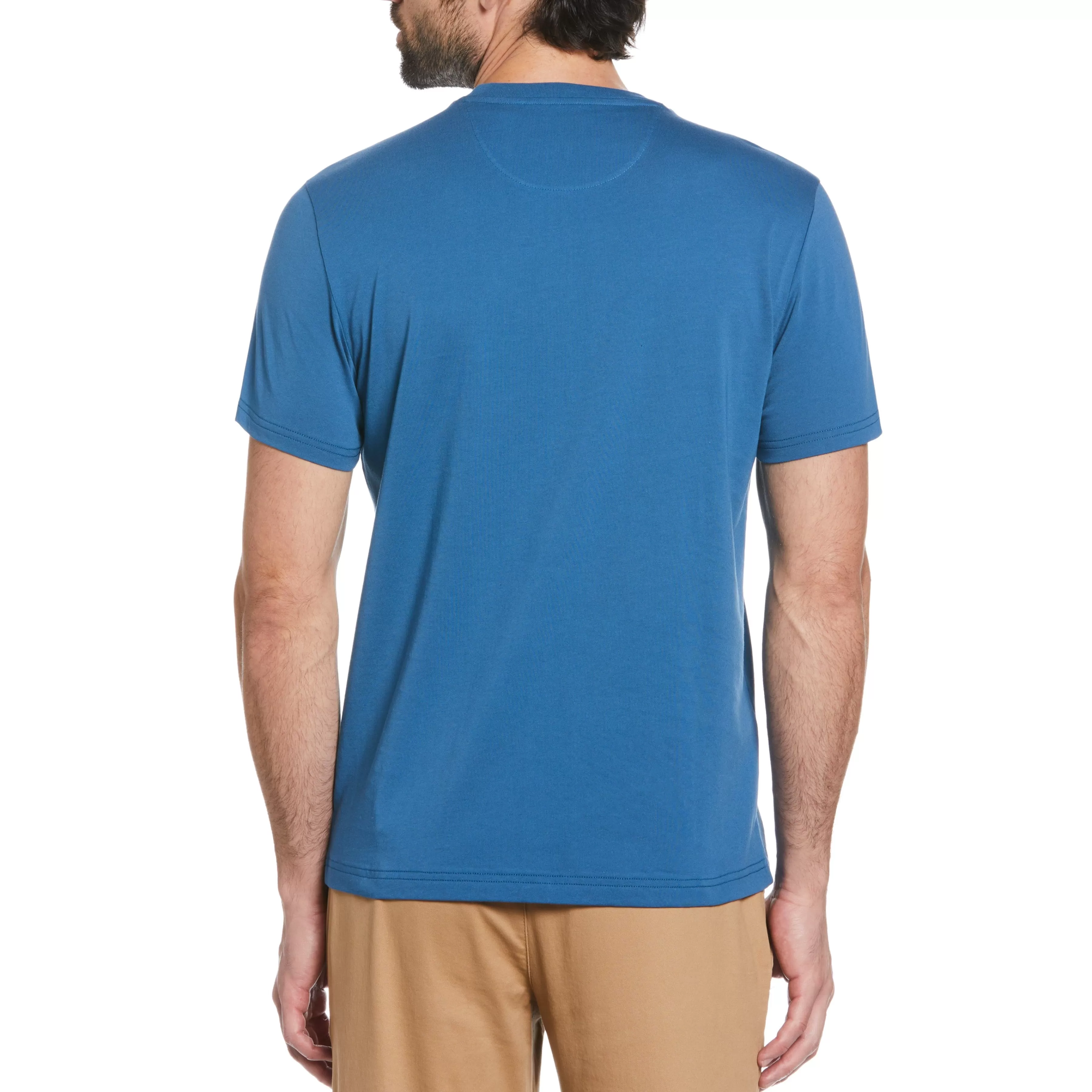 Outlet Painted Floral Pocket Tee Men Tees
