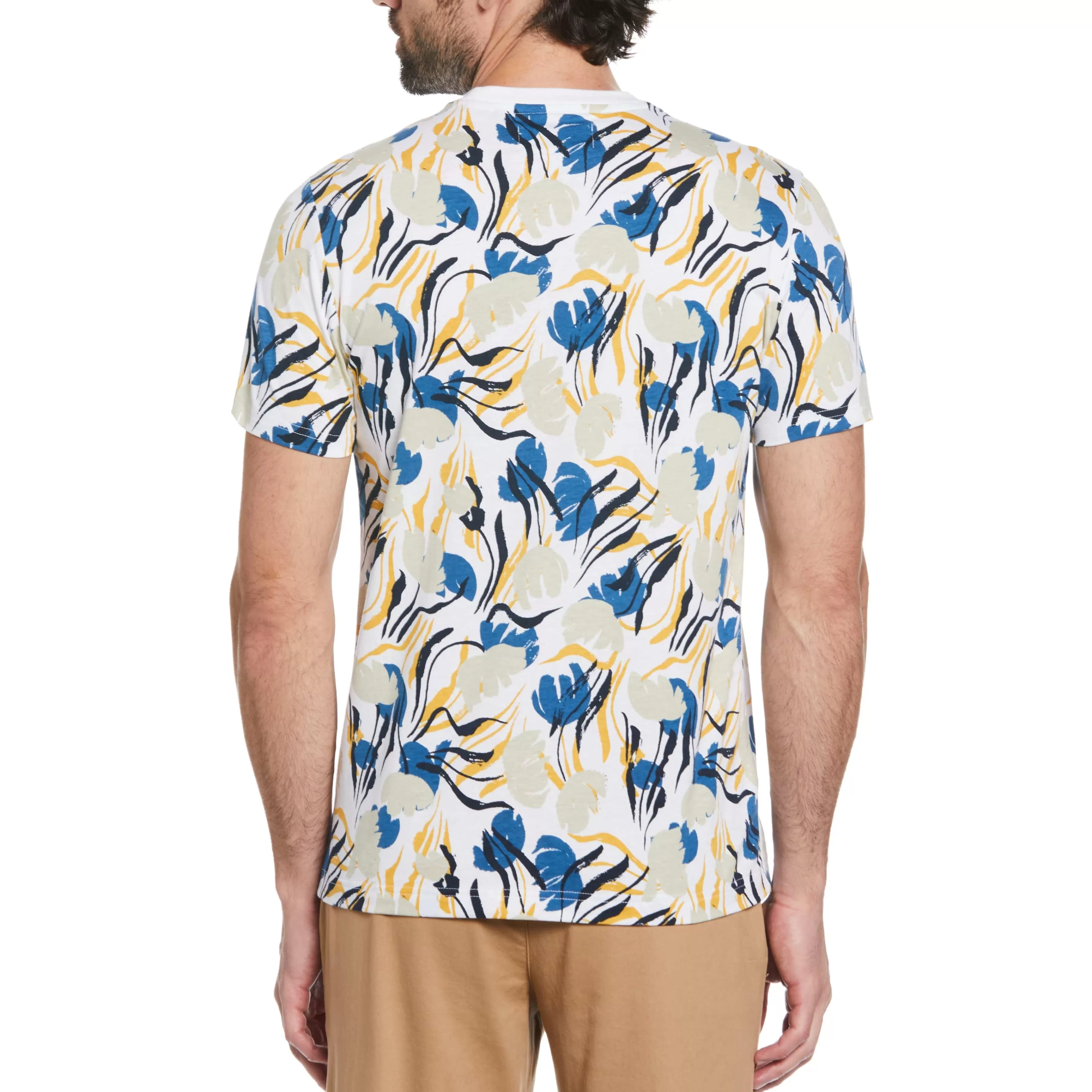 Best Sale Painted Floral Tee Men Tees