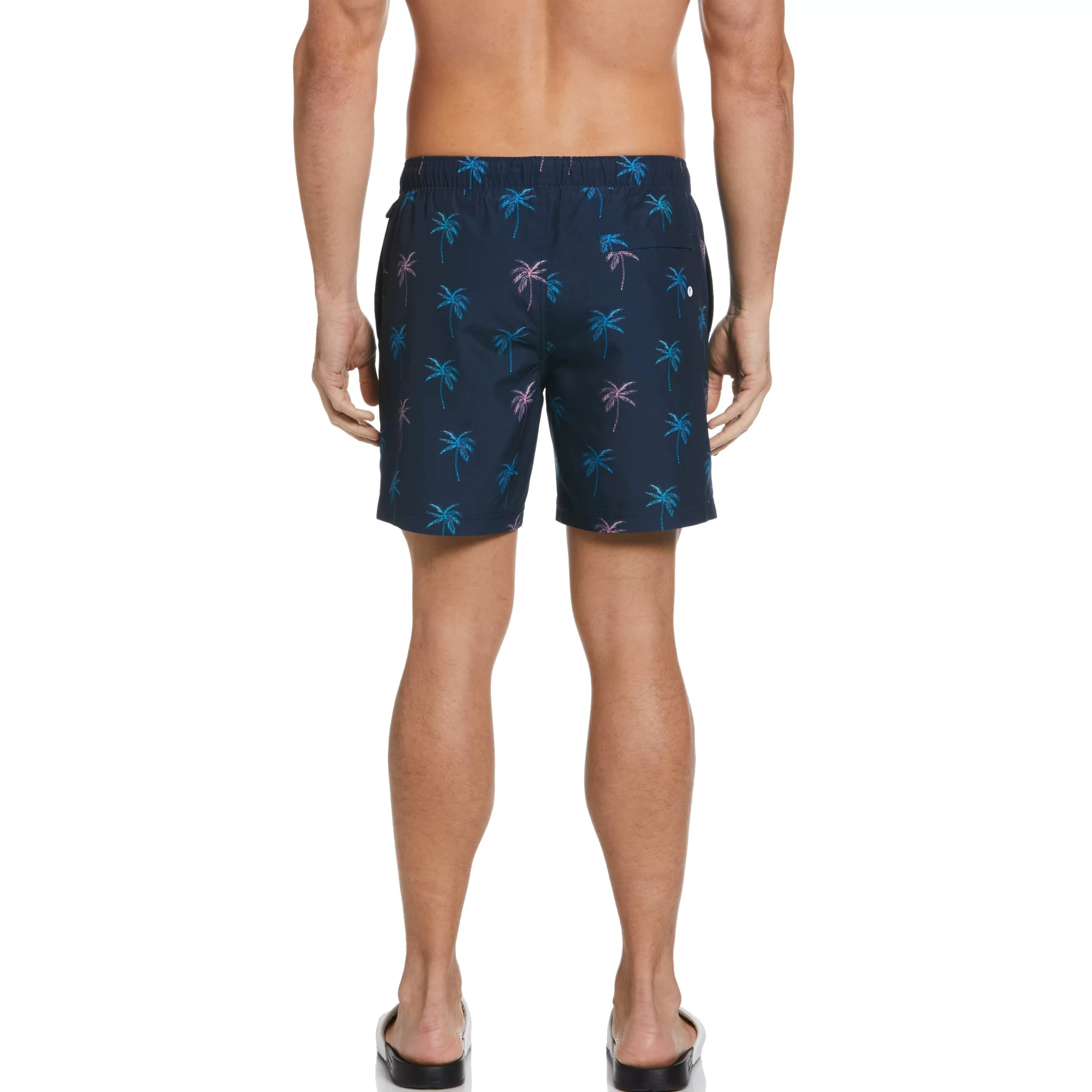 New Palm Print Swim Short Men Swim