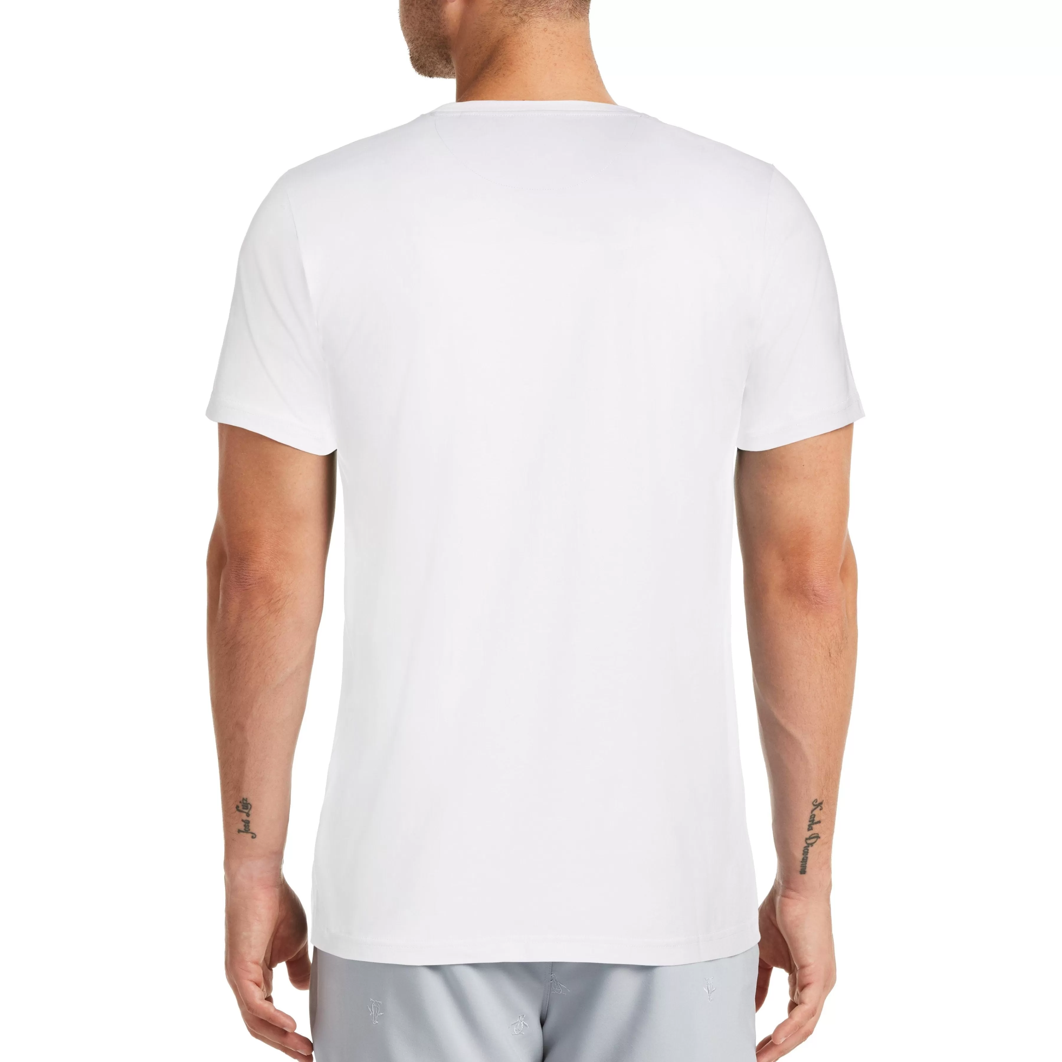 Fashion Palm Tree Pocket Tee Men Tees