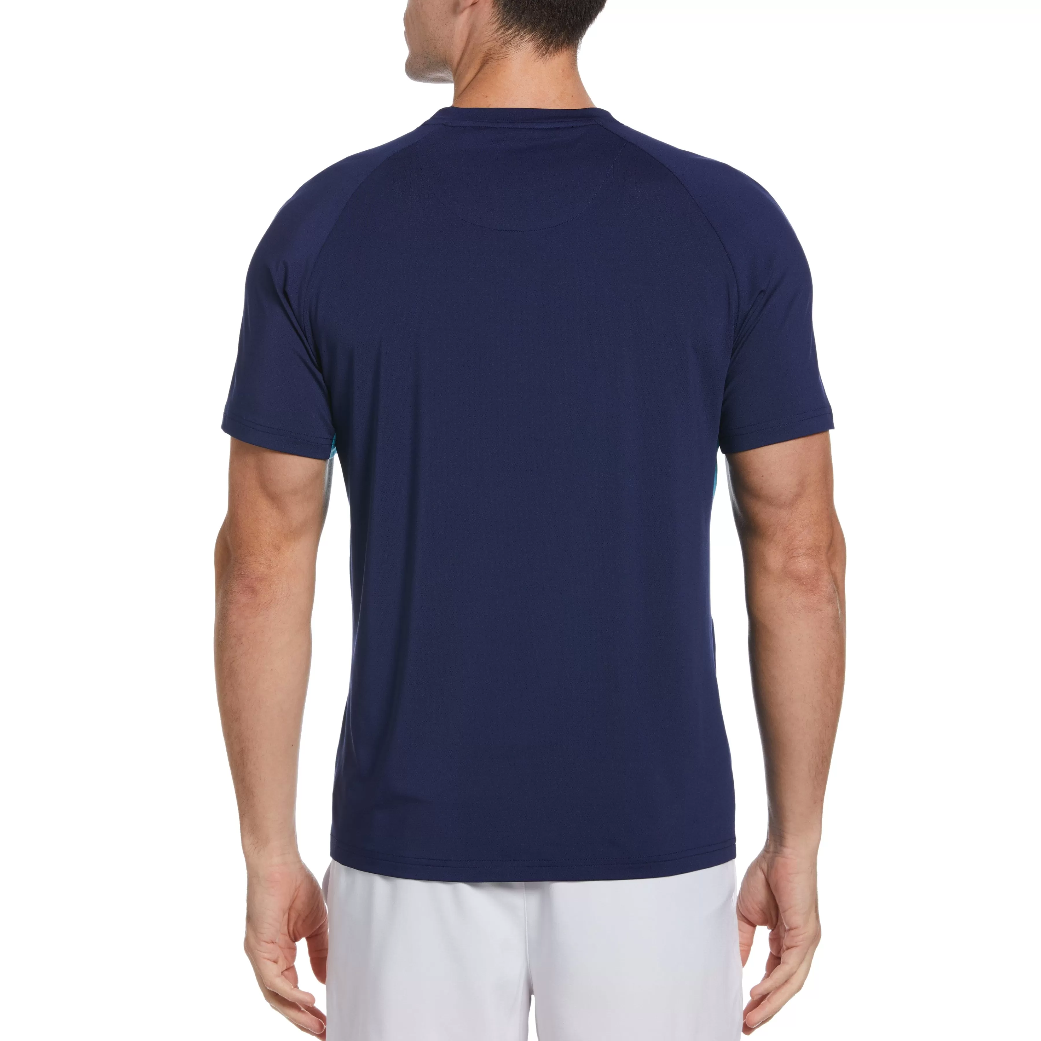 Clearance Performance Color Block Tennis Tee Men Tees