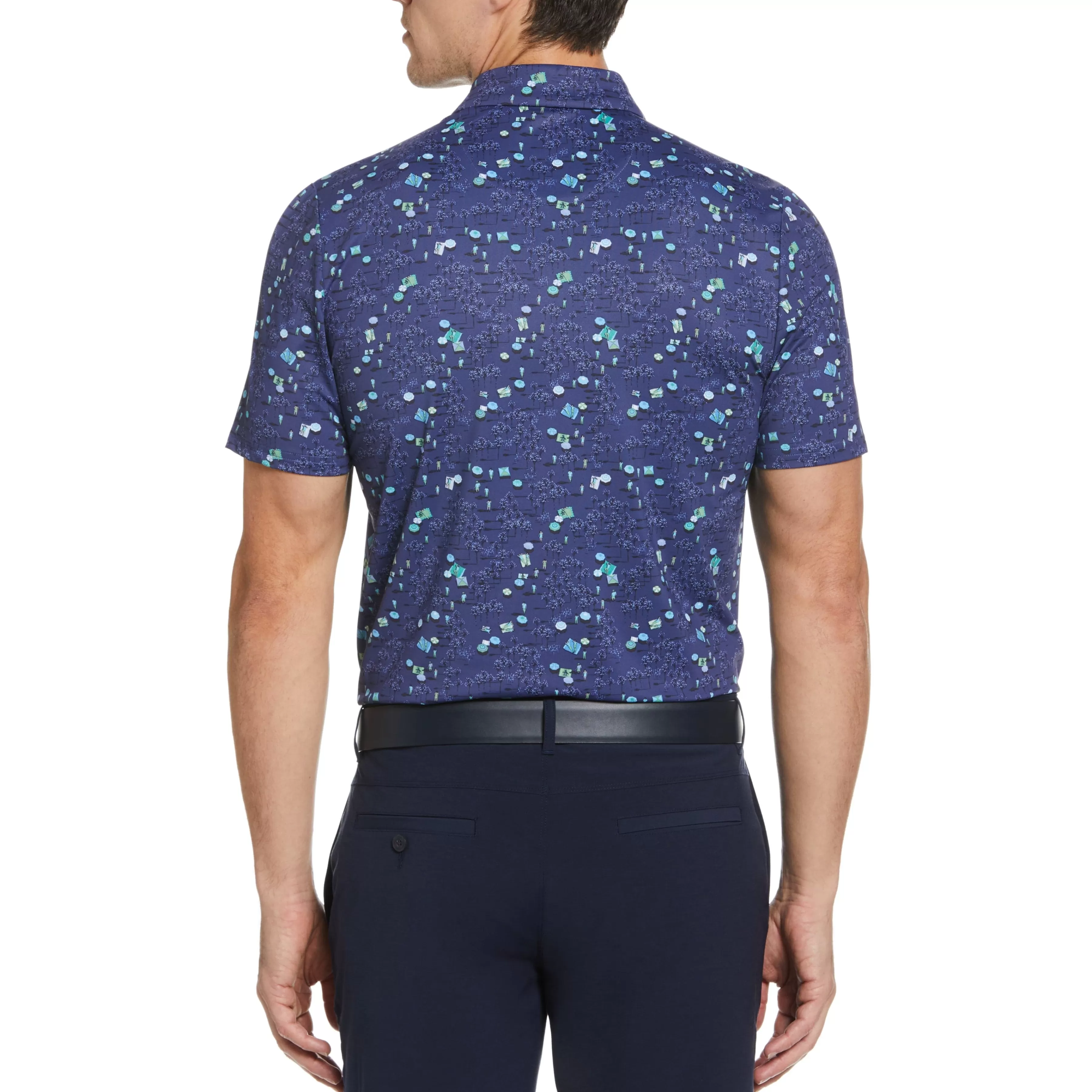 Shop Pete In The Park Print Golf Polo Men Polos