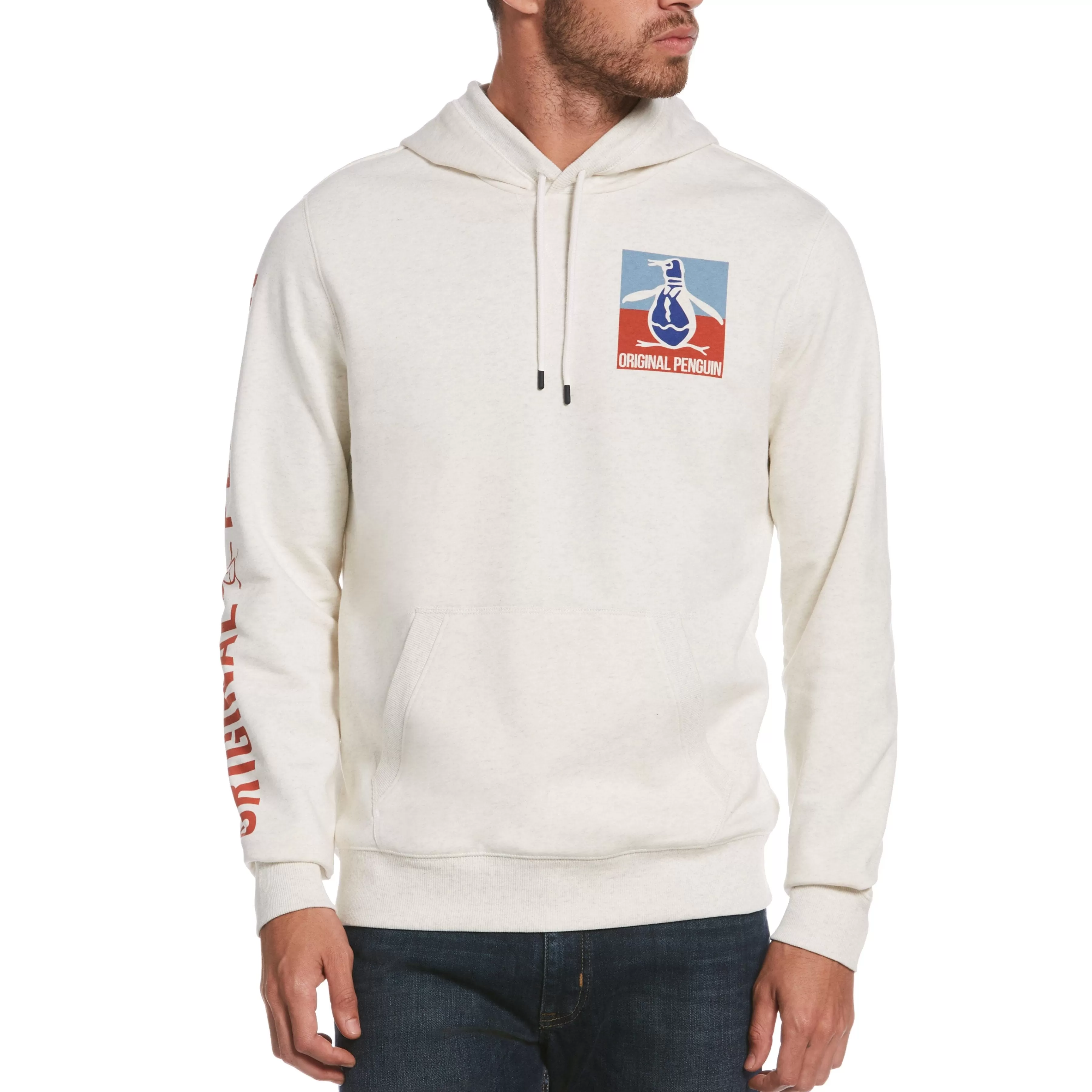 Fashion Pete Melange Fleece Hoodie Men Hoodies & Sweatshirts