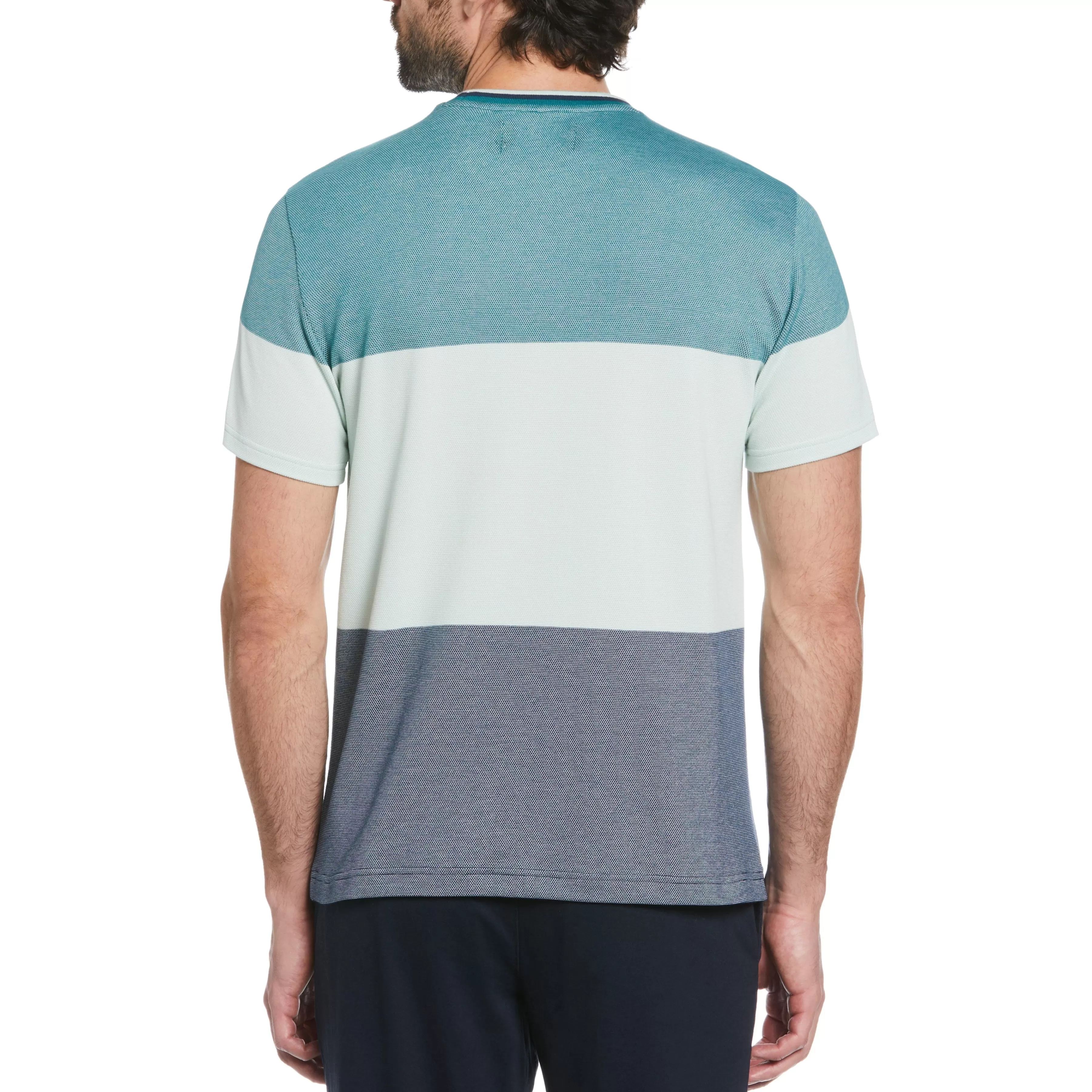 Shop Pique Color Block Tee Men Tees