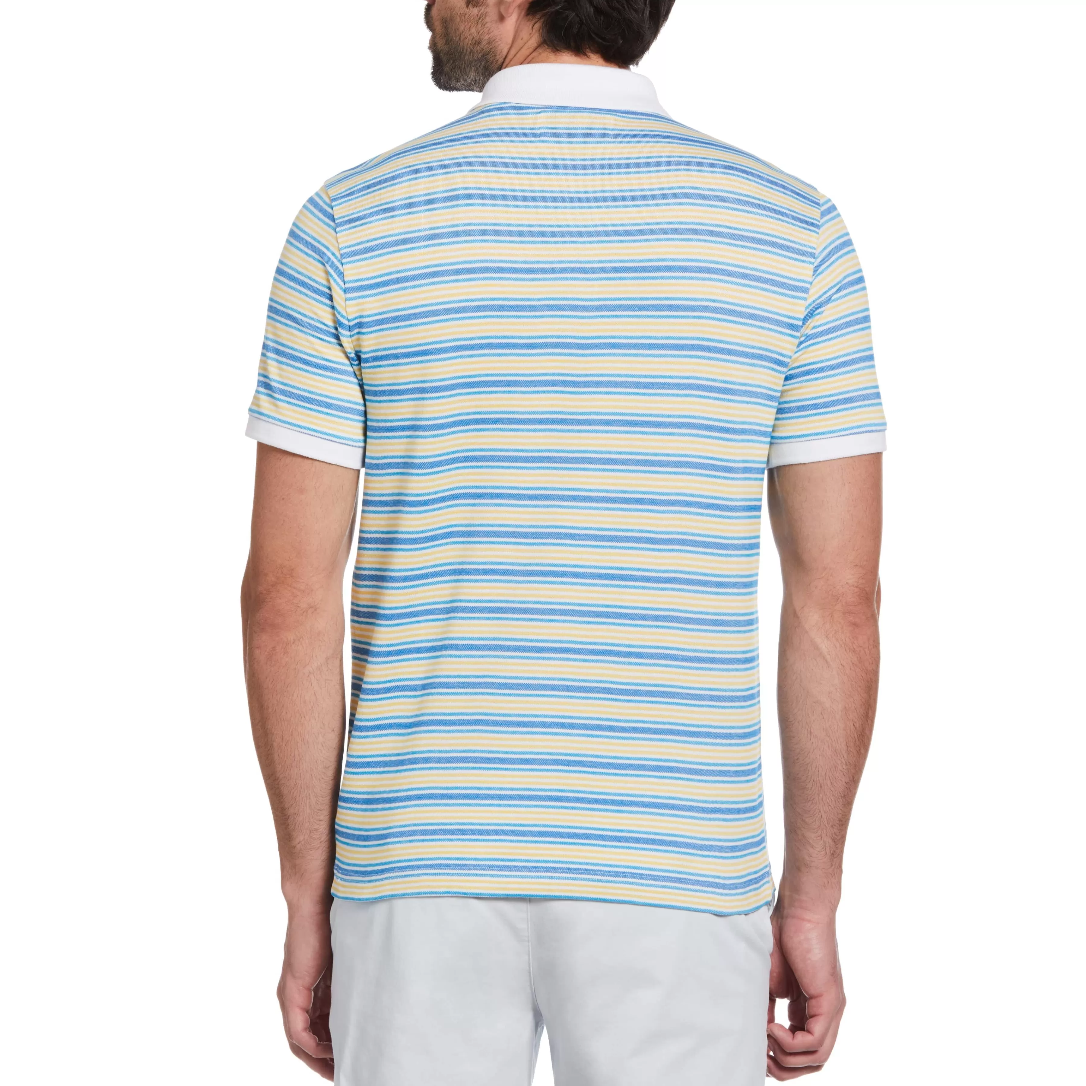 Clearance Pique Thin Stripe Polo Men Polos