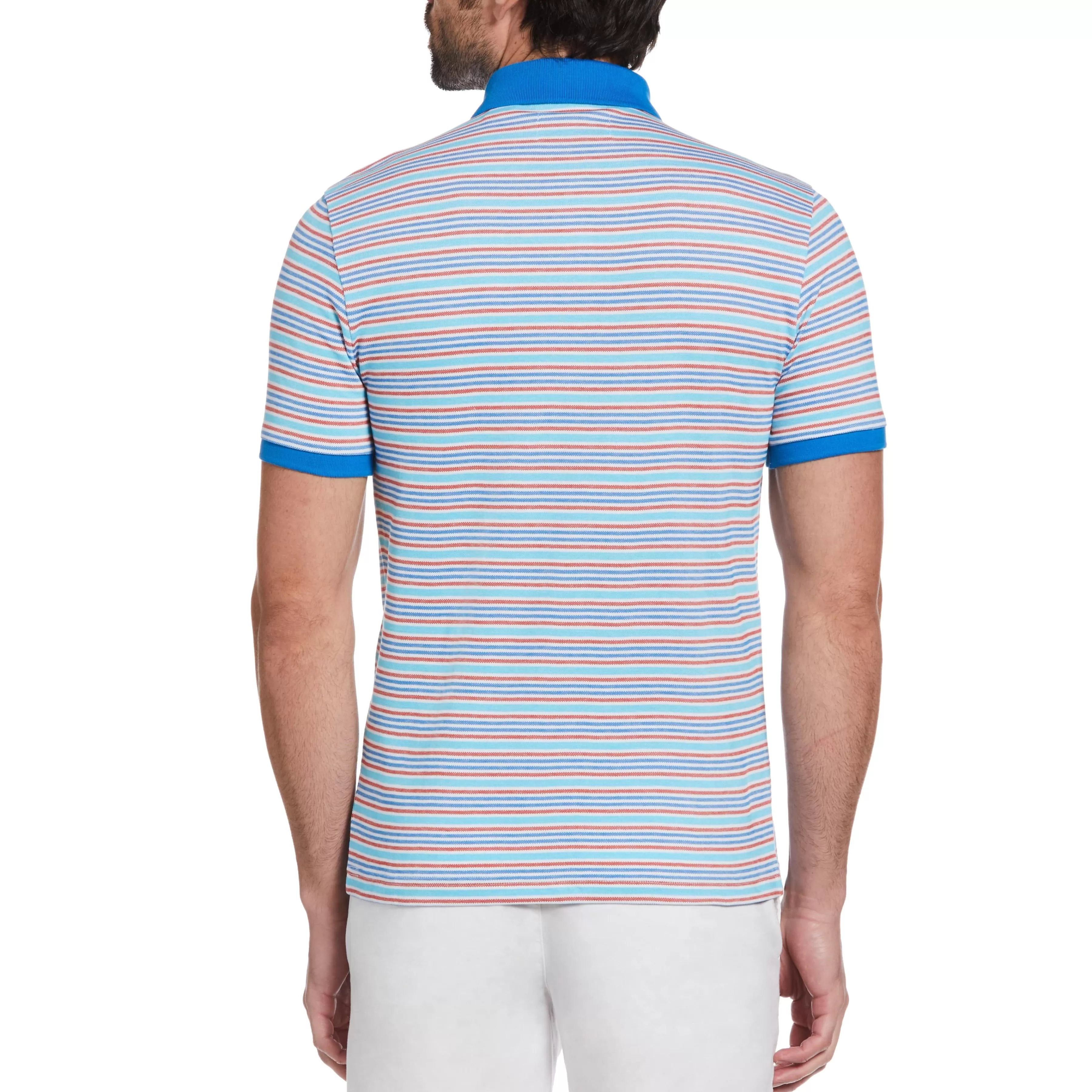 Clearance Pique Thin Stripe Polo Men Polos
