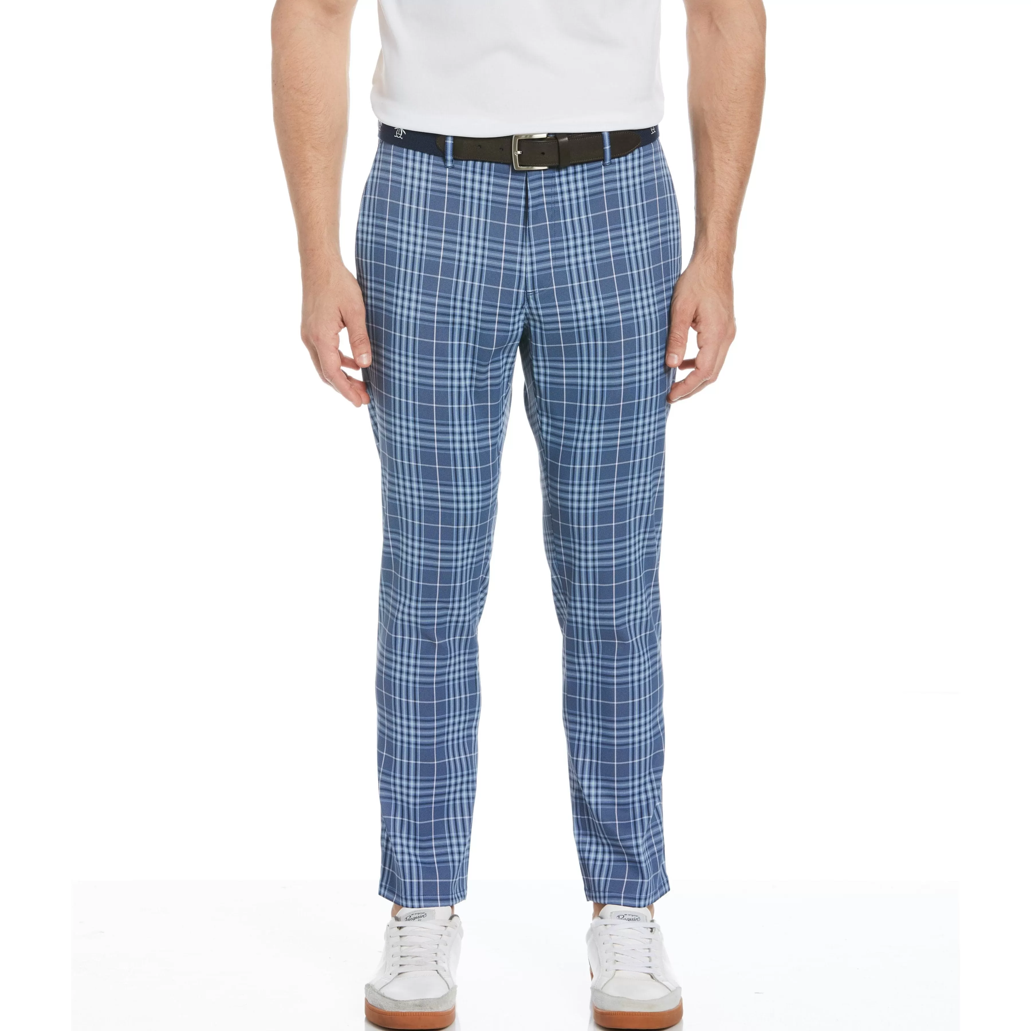 Flash Sale Plaid Golf Pant Men Pants