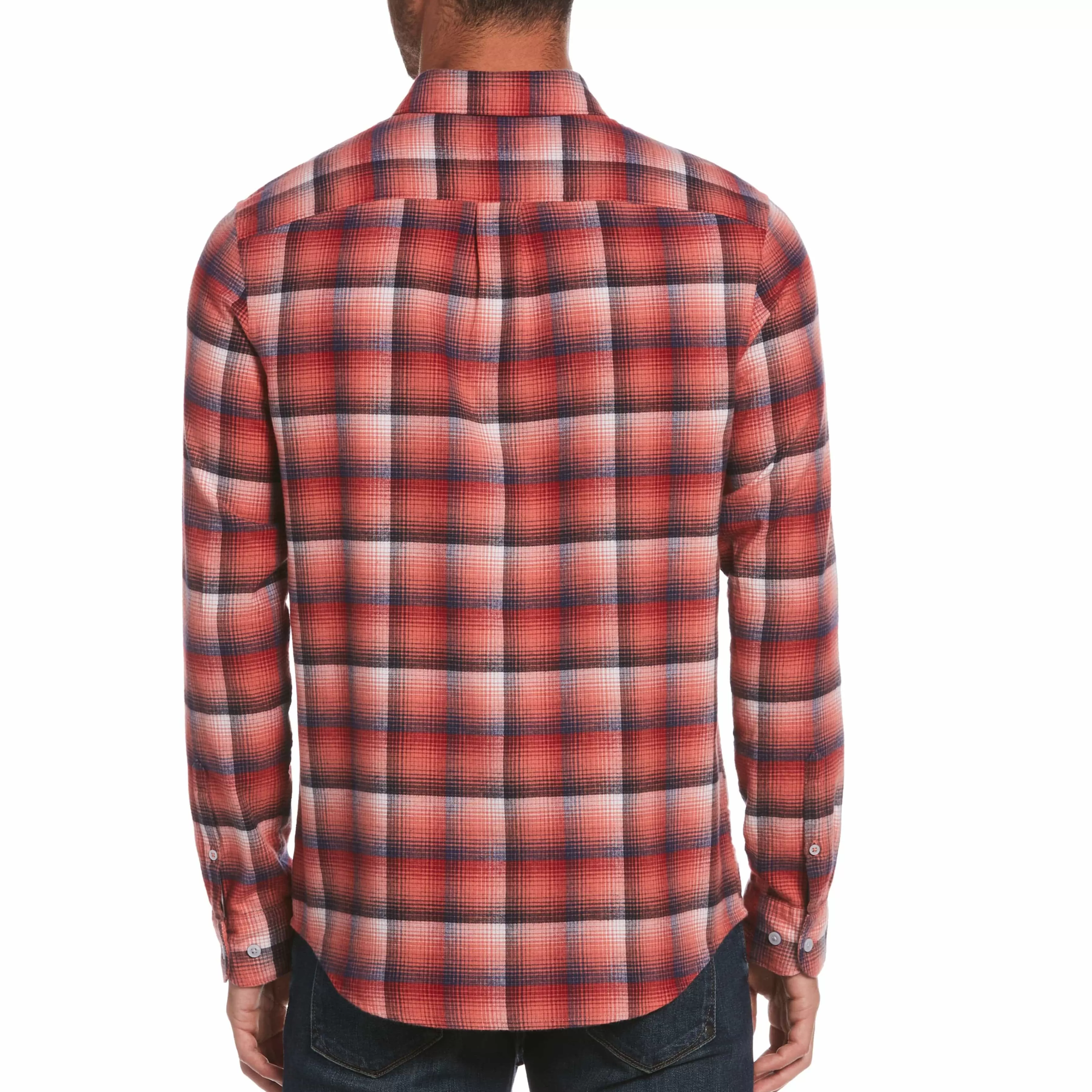 Online Plaid Herringbone Shirt Men Shirts