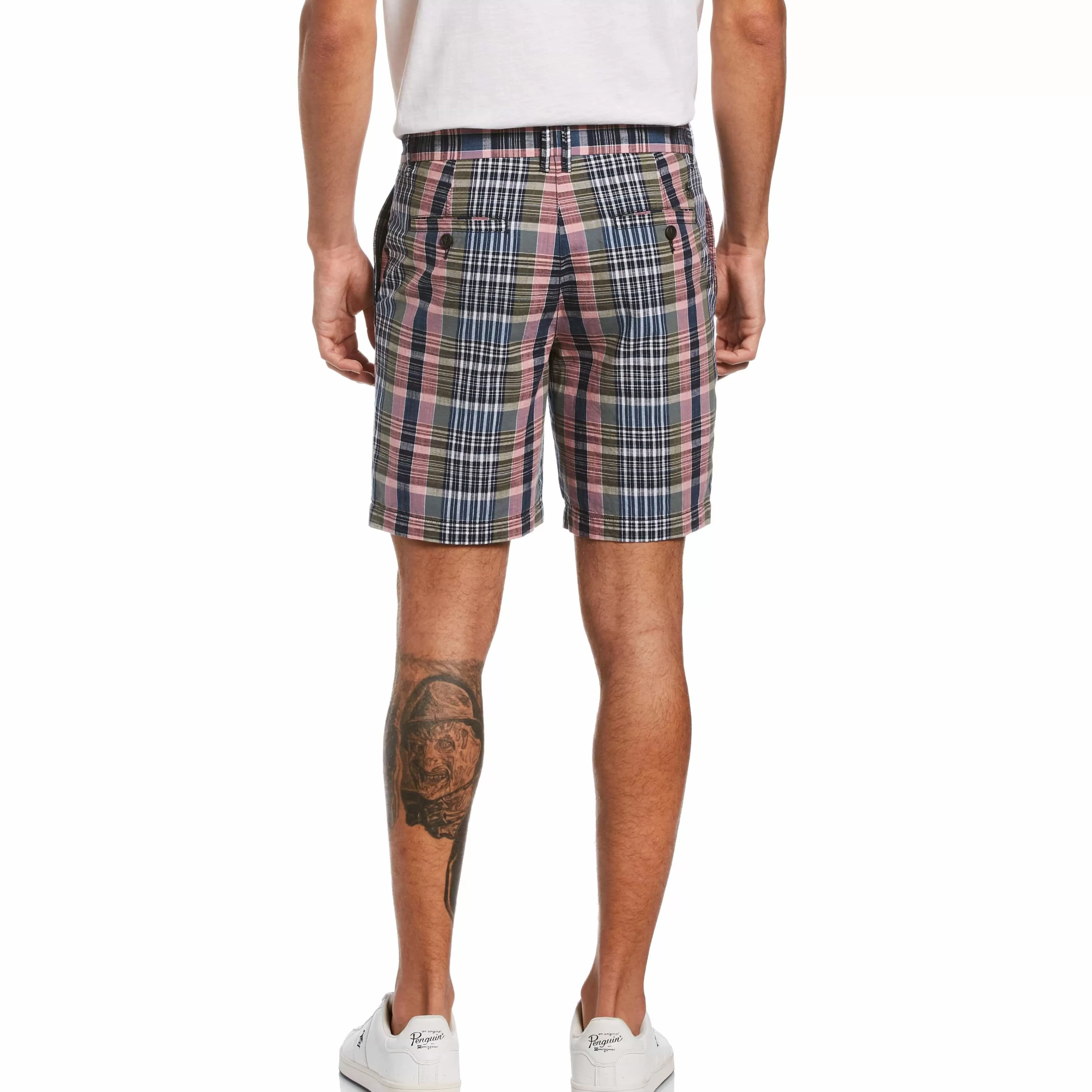 Best Sale Plaid Slim Fit Short Men Shorts