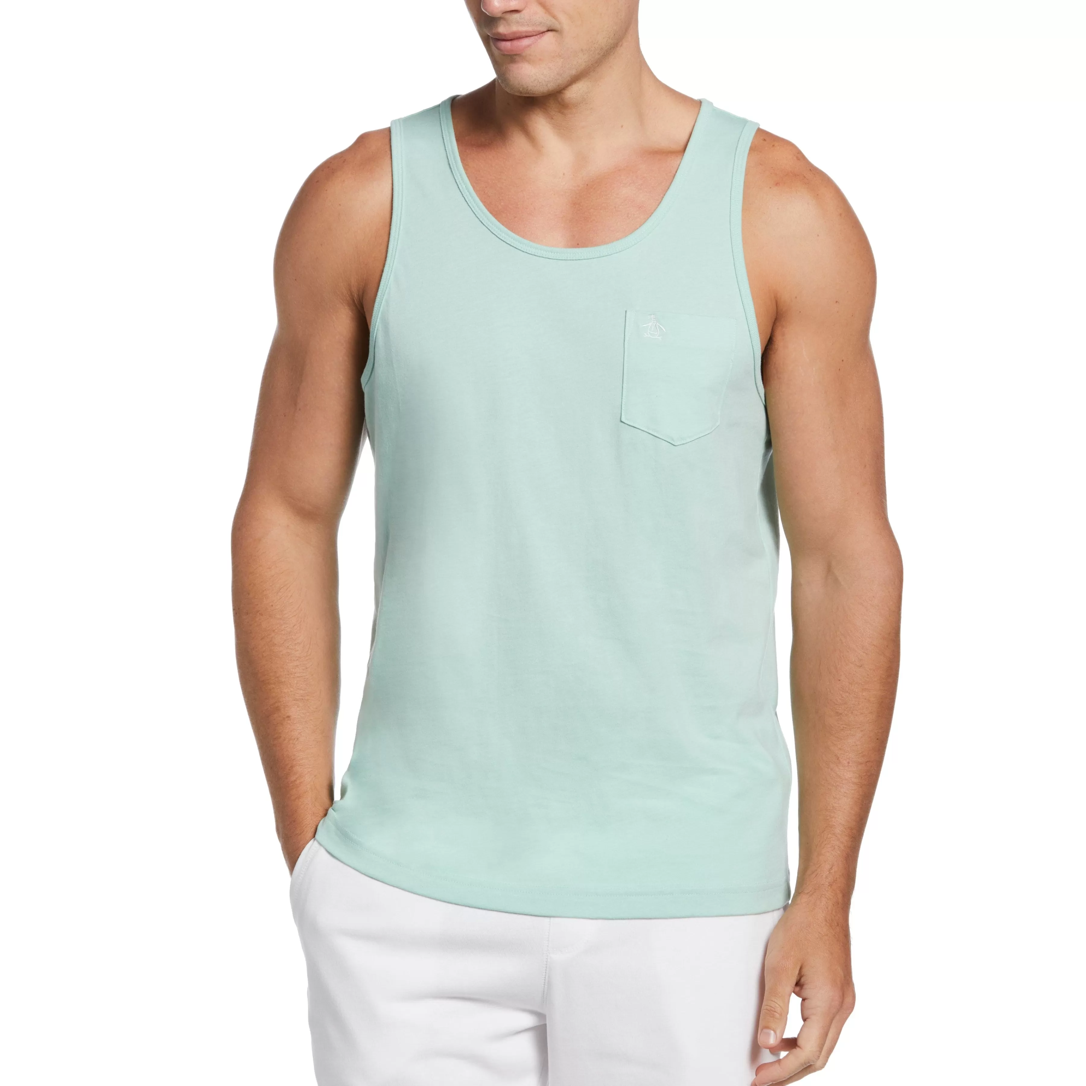 Fashion Pocket Pete Tank Men Tees