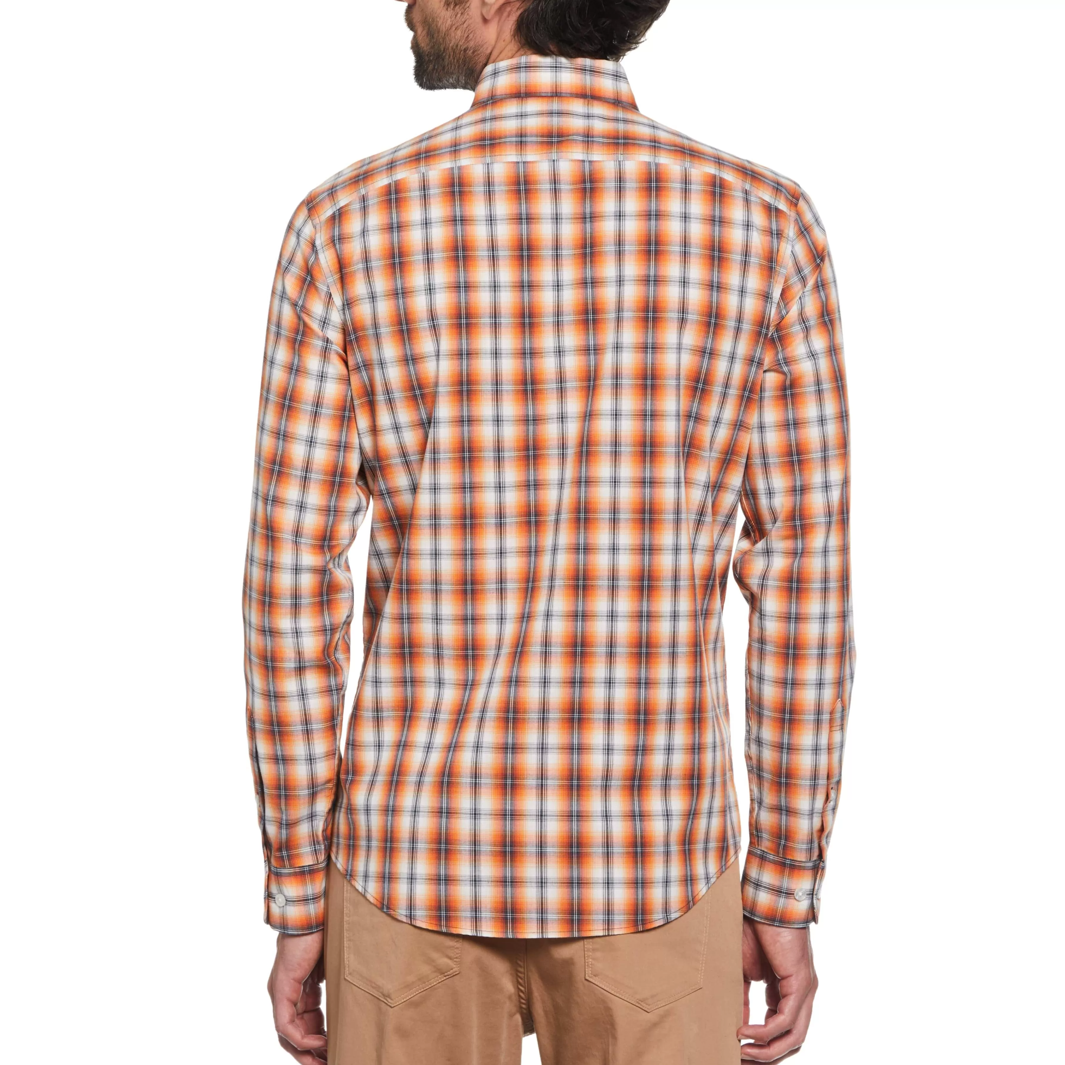 Store Poplin Plaid Shirt Men Shirts