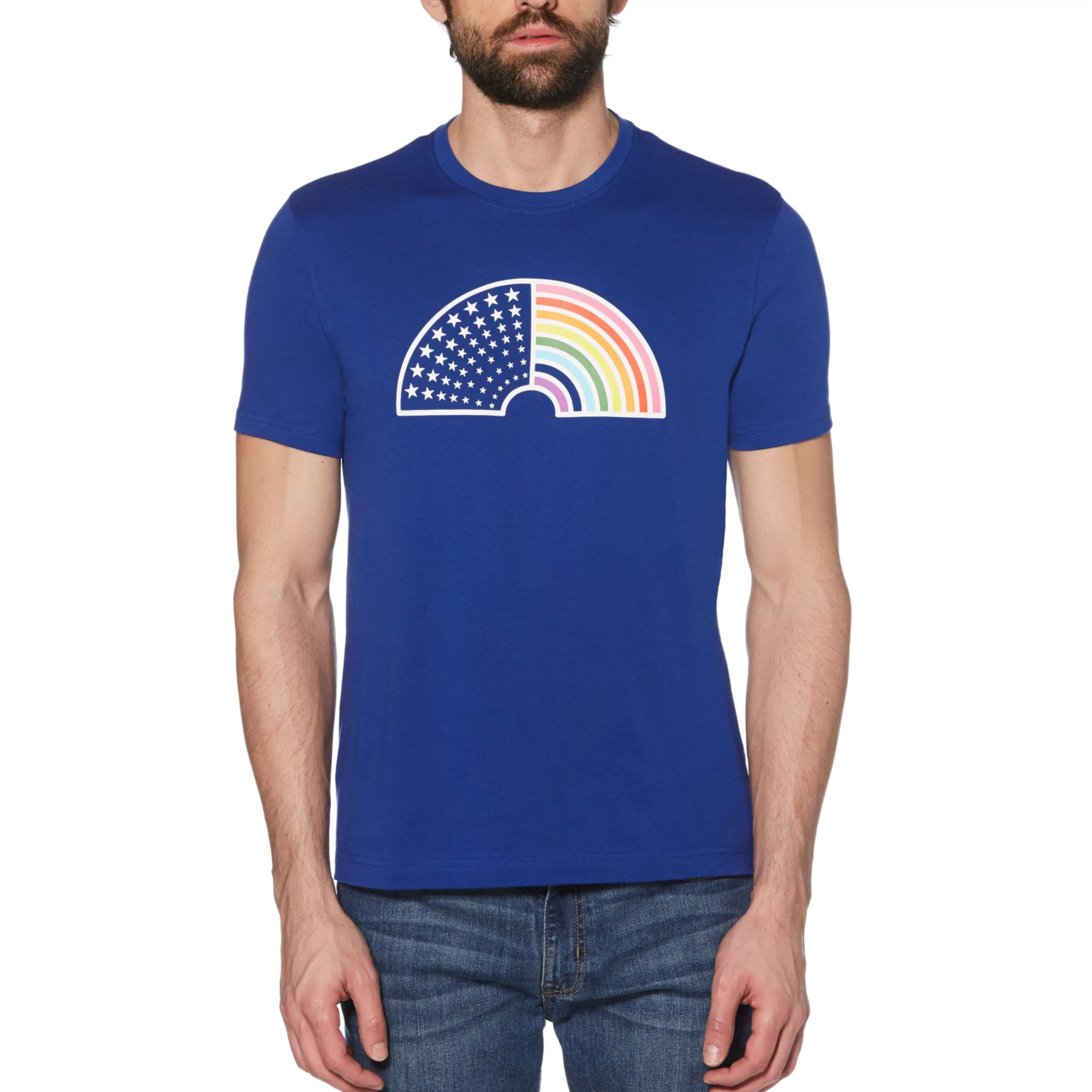 New Pride Rainbow Graphic T-Shirt Men Tees