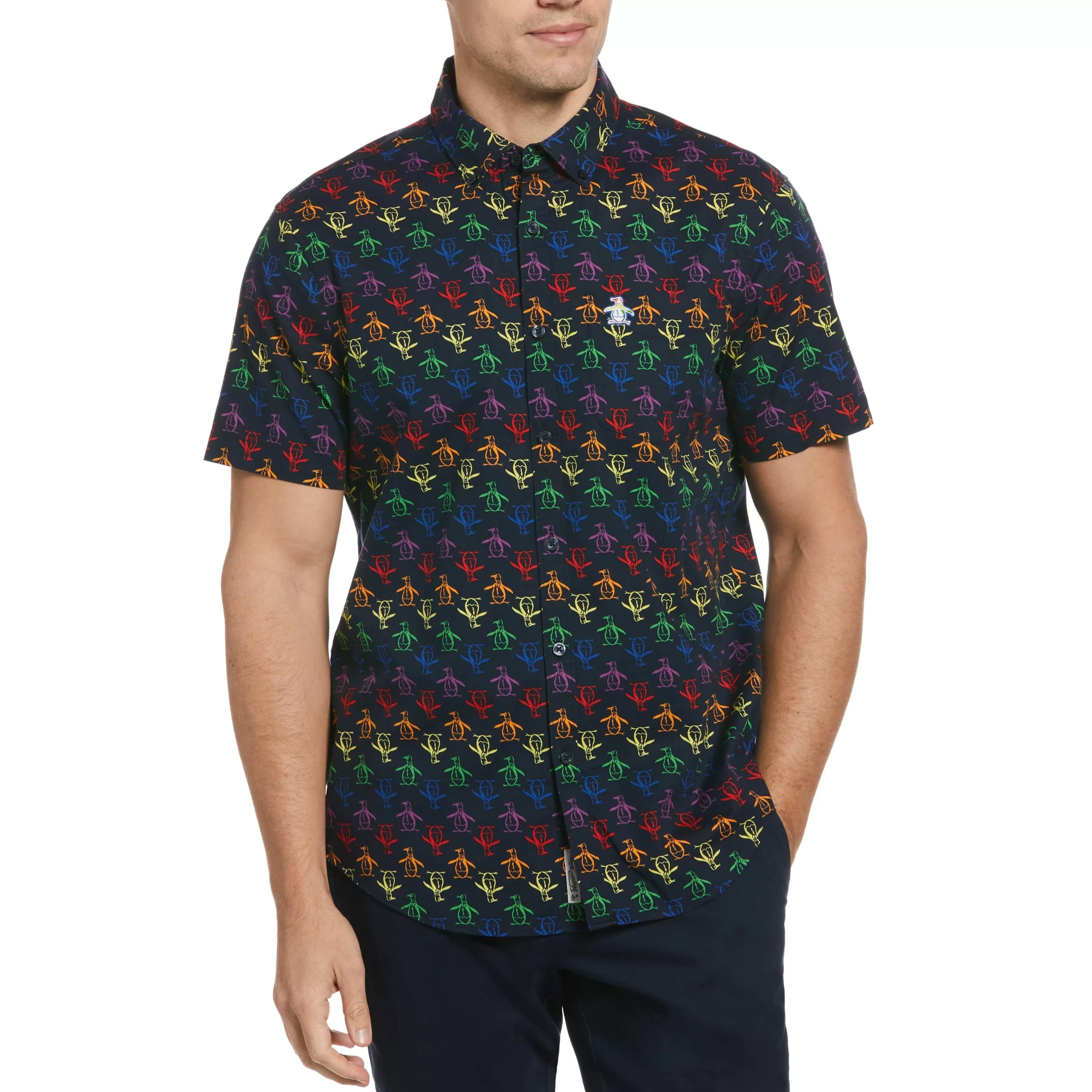 Best Sale Pride Rainbow Pete Print Shirt Men Shirts