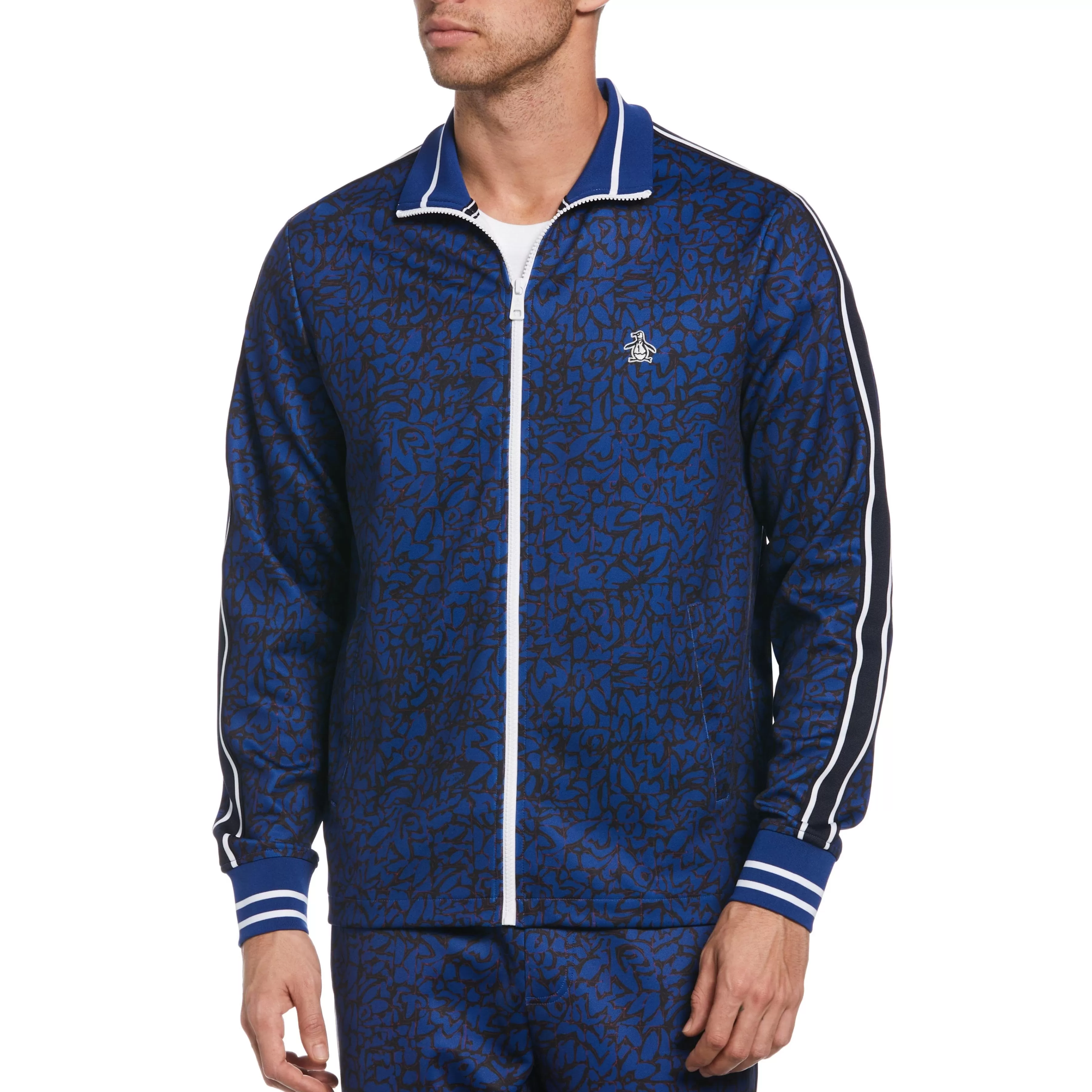 Best Print Track Jacket Men Jackets & Vests