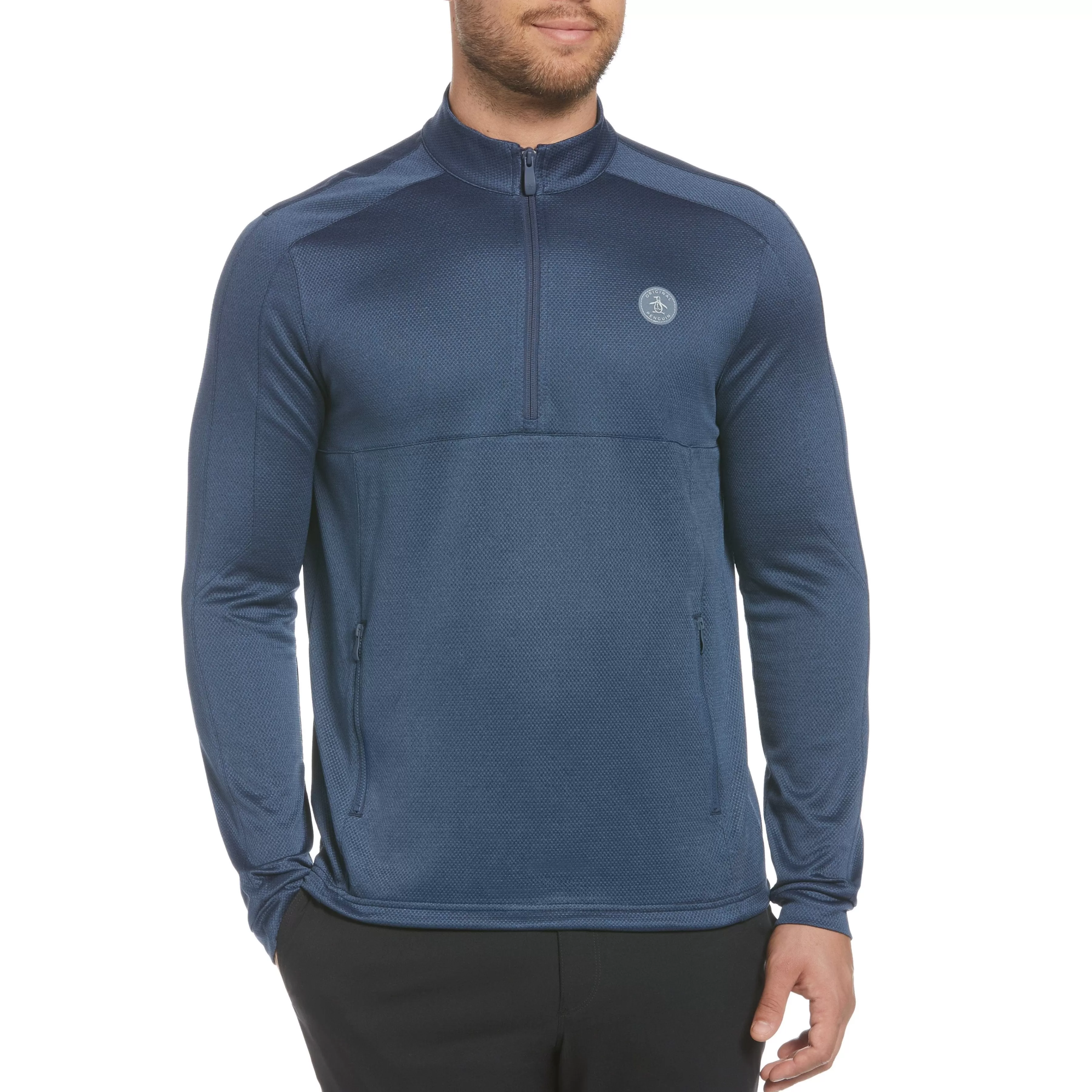 Sale Quarter Zip Mock Neck Golf Pullover Men Jackets & Vests