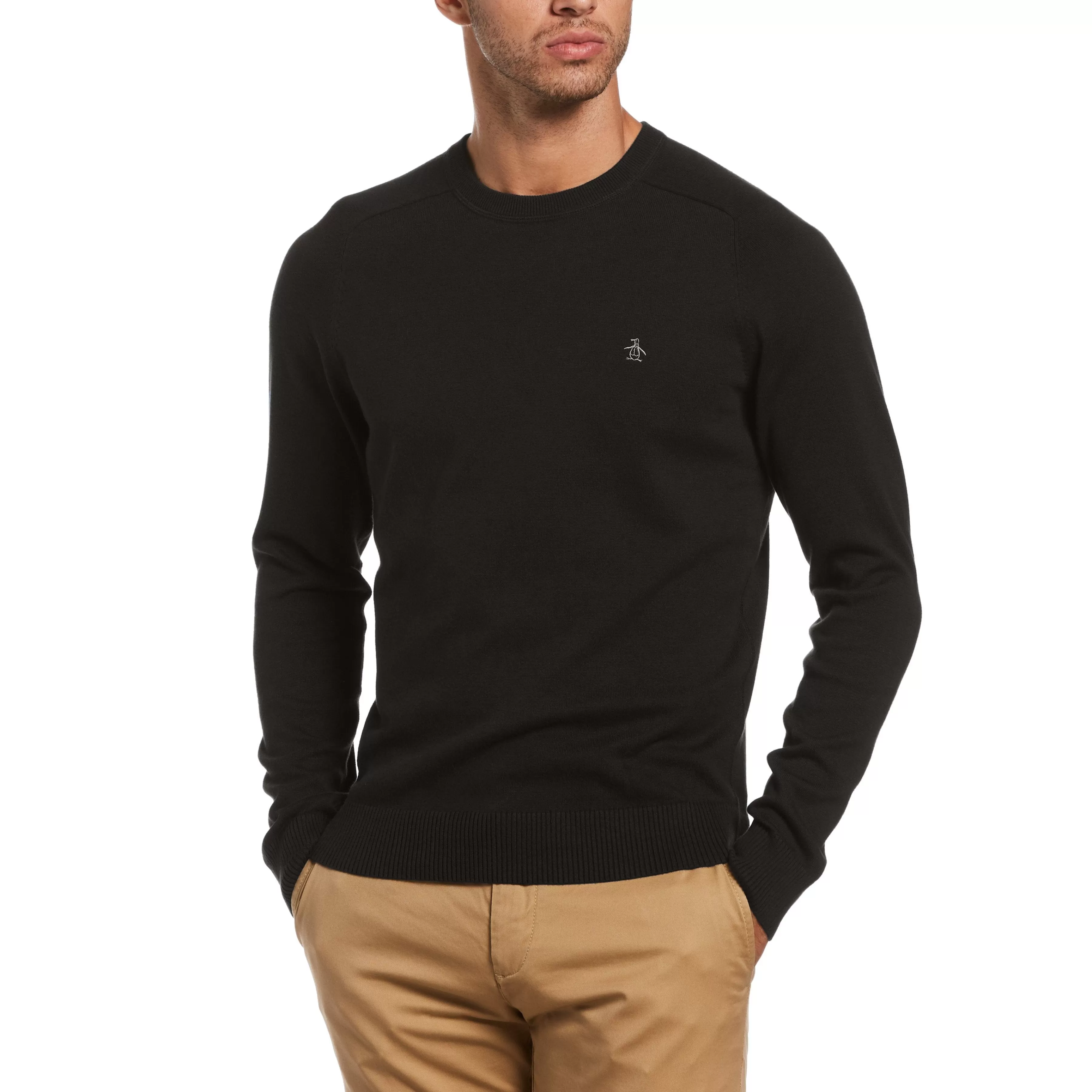 Cheap Raglan Crew Neck Sweater Men Sweaters