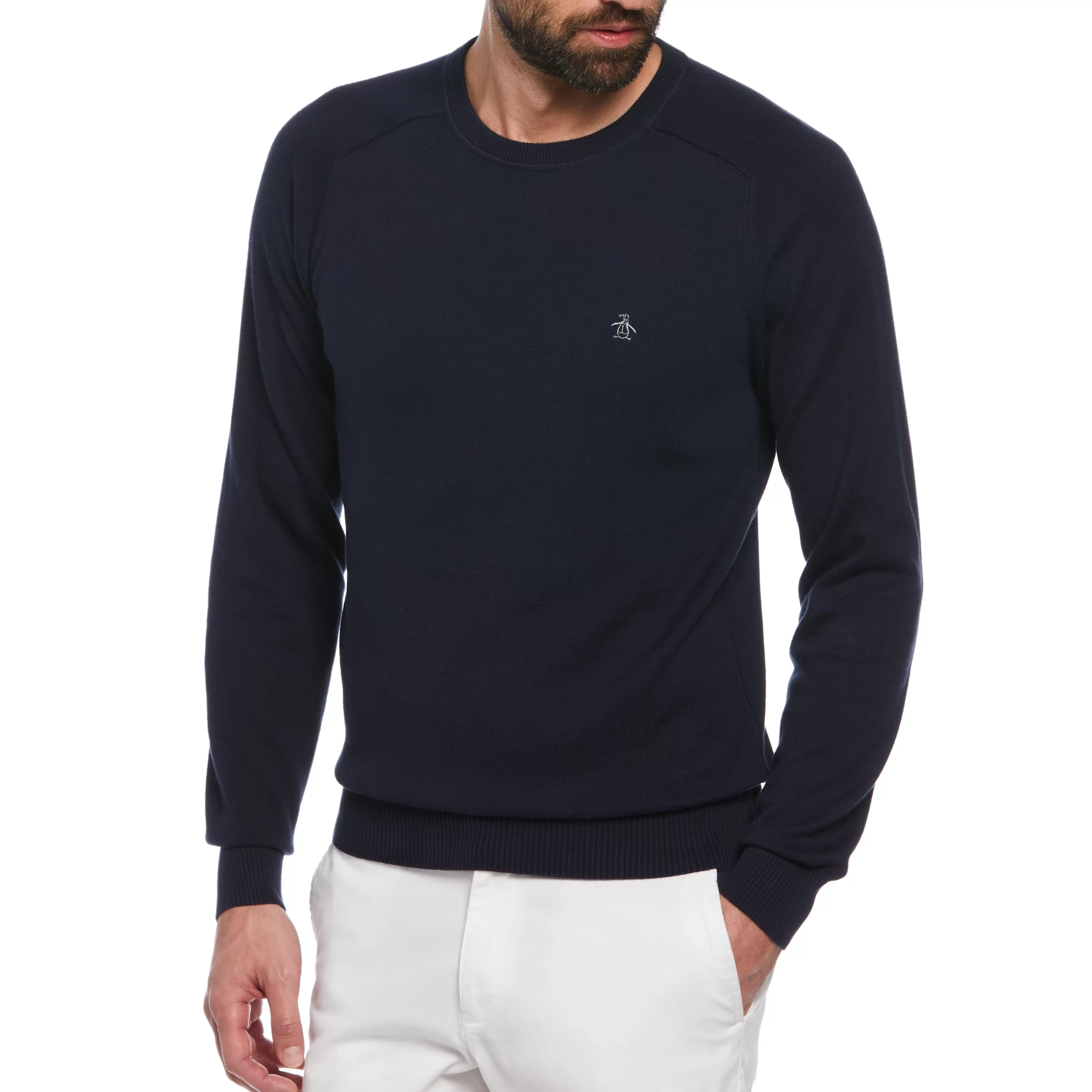 Cheap Raglan Crew Neck Sweater Men Sweaters