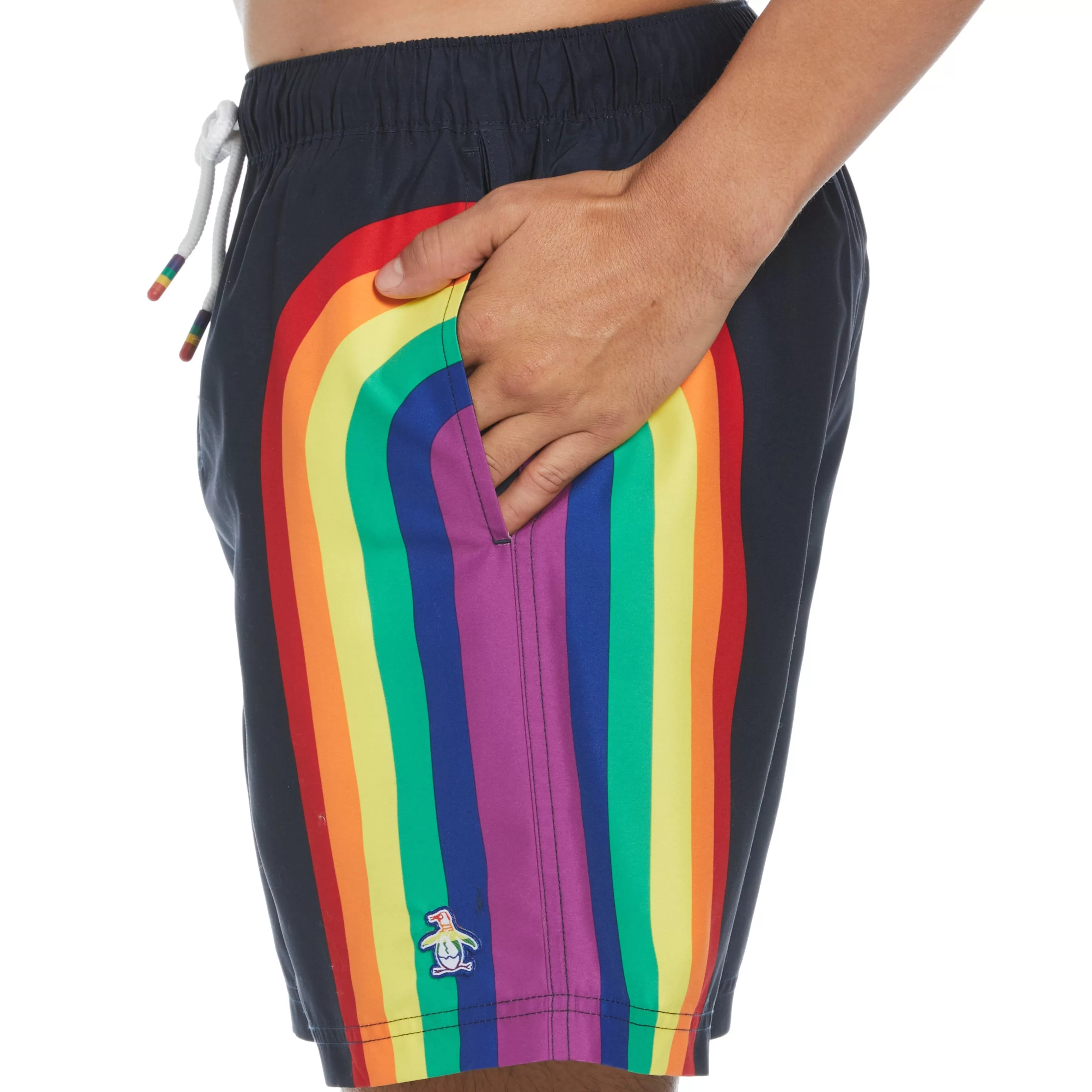 Flash Sale Rainbow Pride Swim Shorts Men Swim