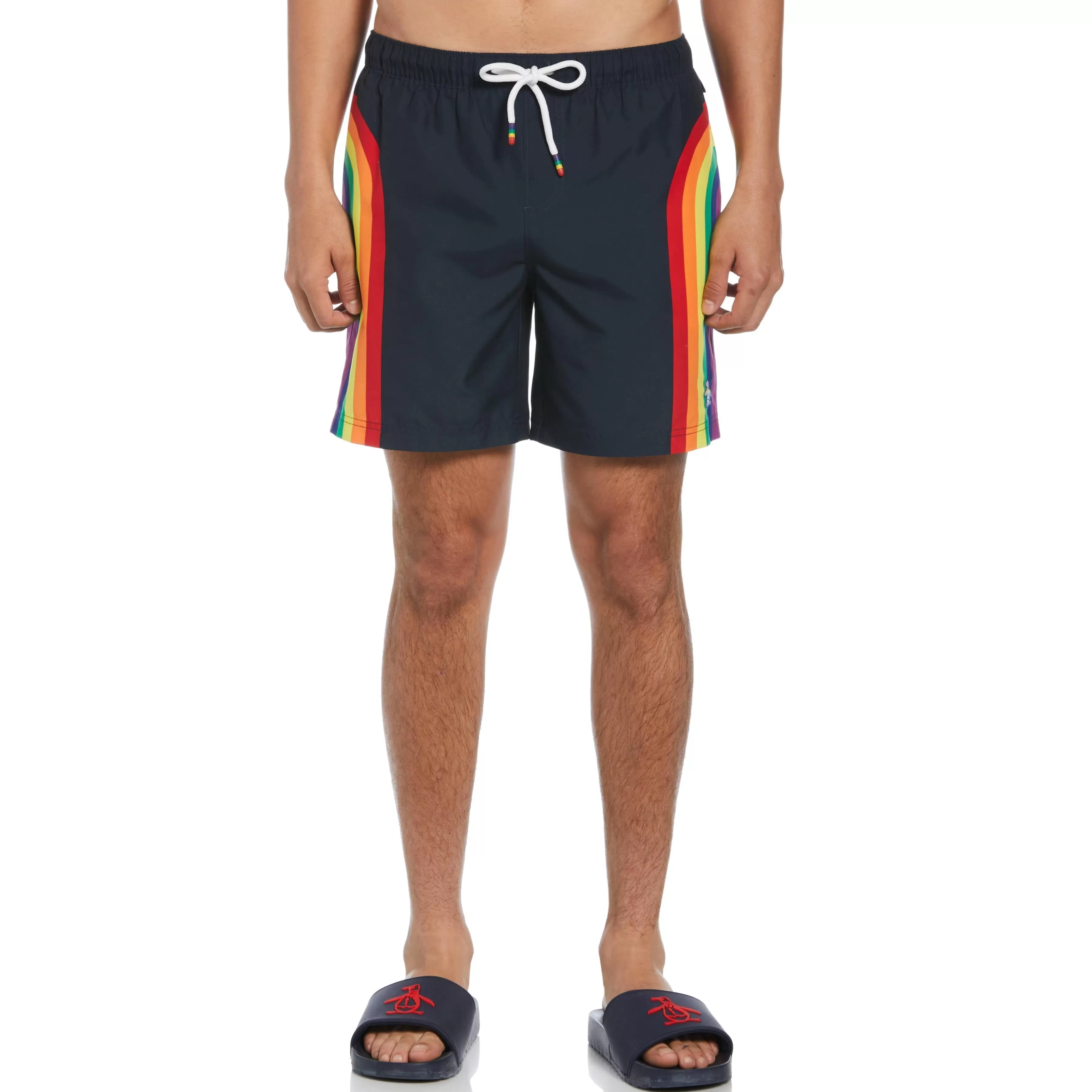 Flash Sale Rainbow Pride Swim Shorts Men Swim