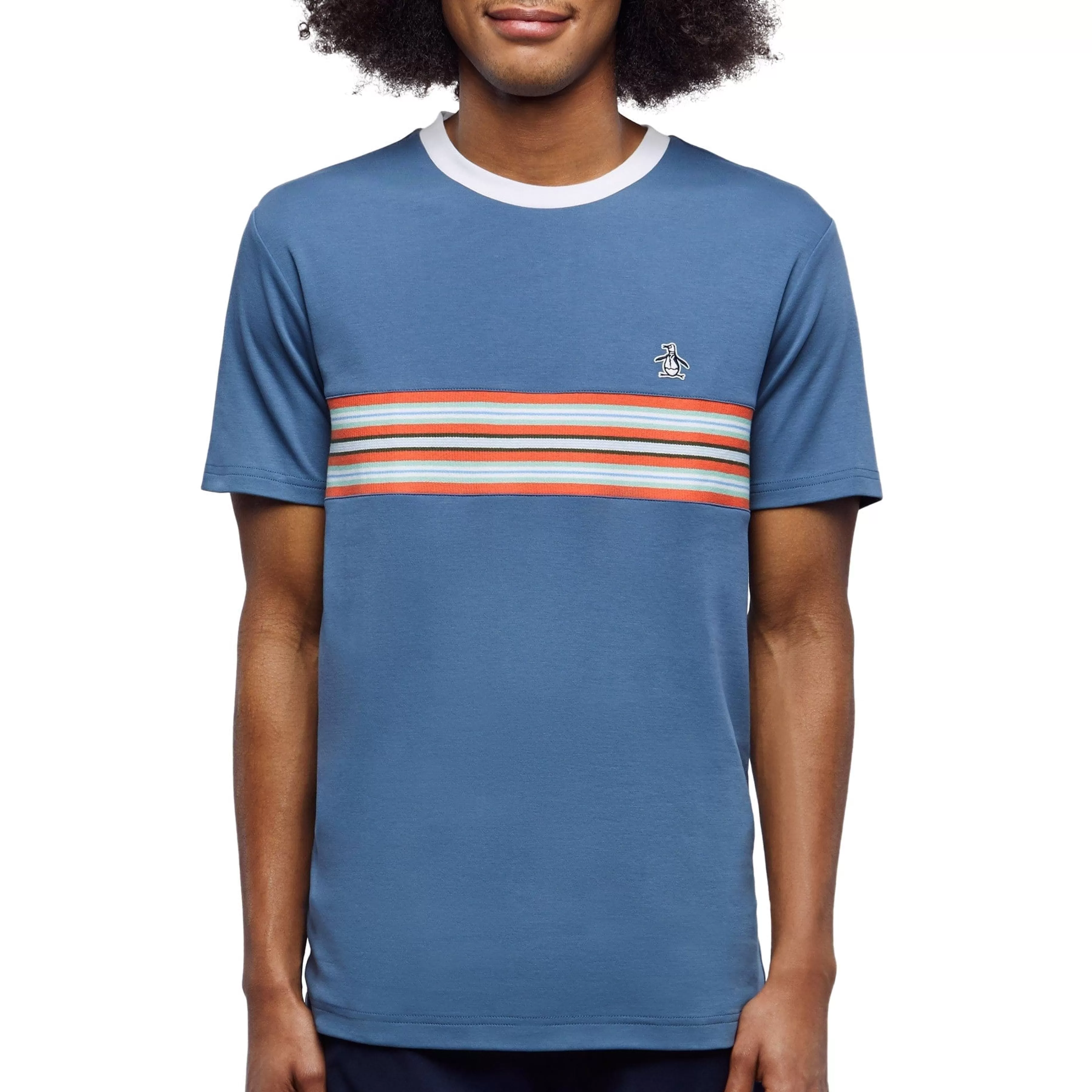 Best Sale Retro Engineered Stripe Tee Men Tees