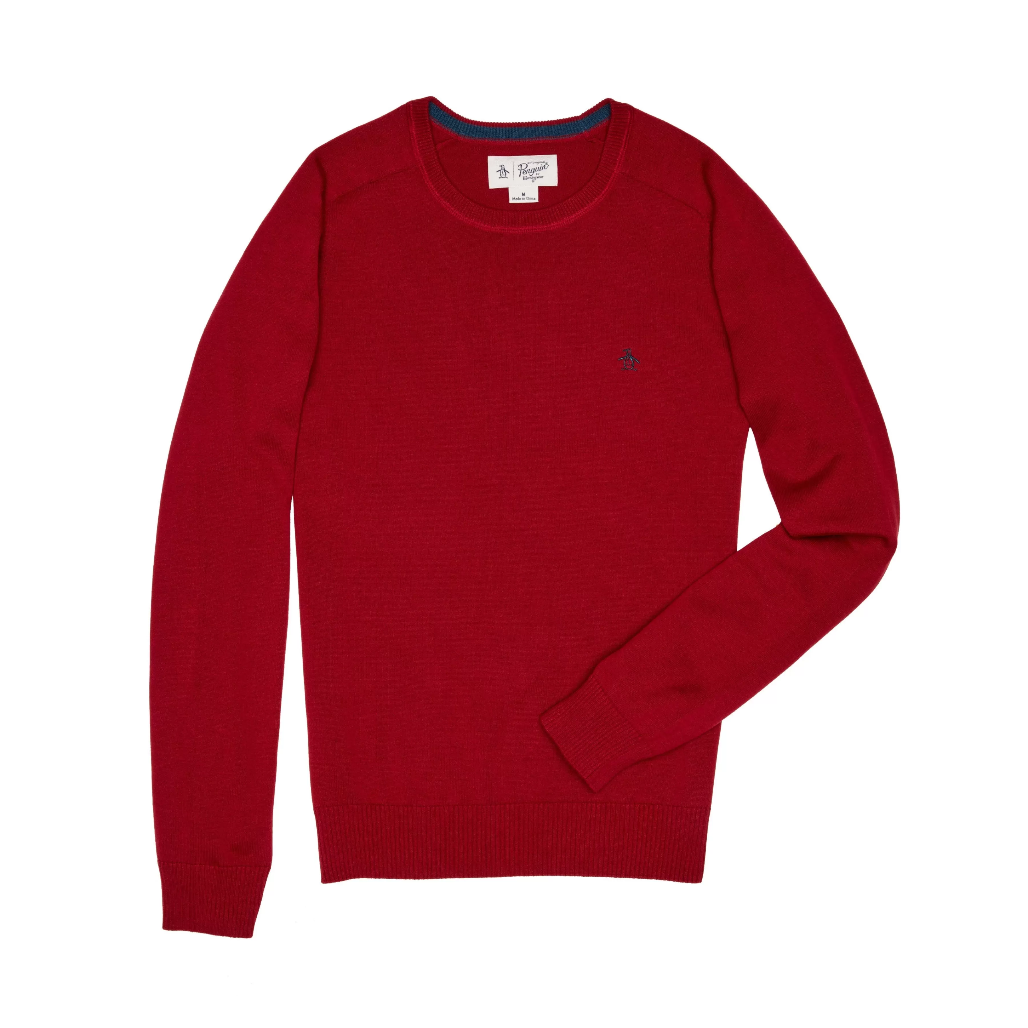 Best Sale Ribbed Cuff Crew Neck Sweater Men Sweaters
