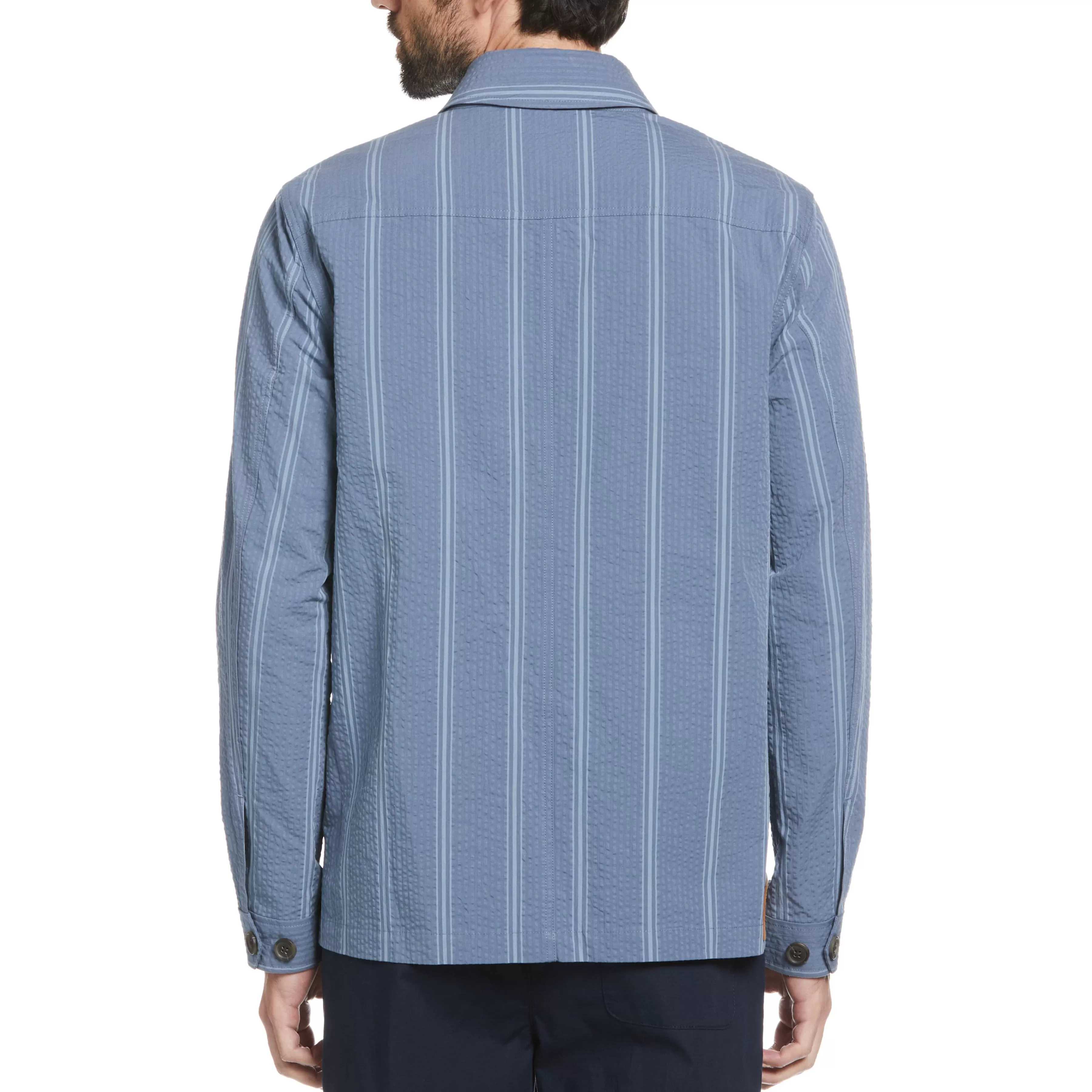 Online Seersucker Jacket Men Jackets & Vests