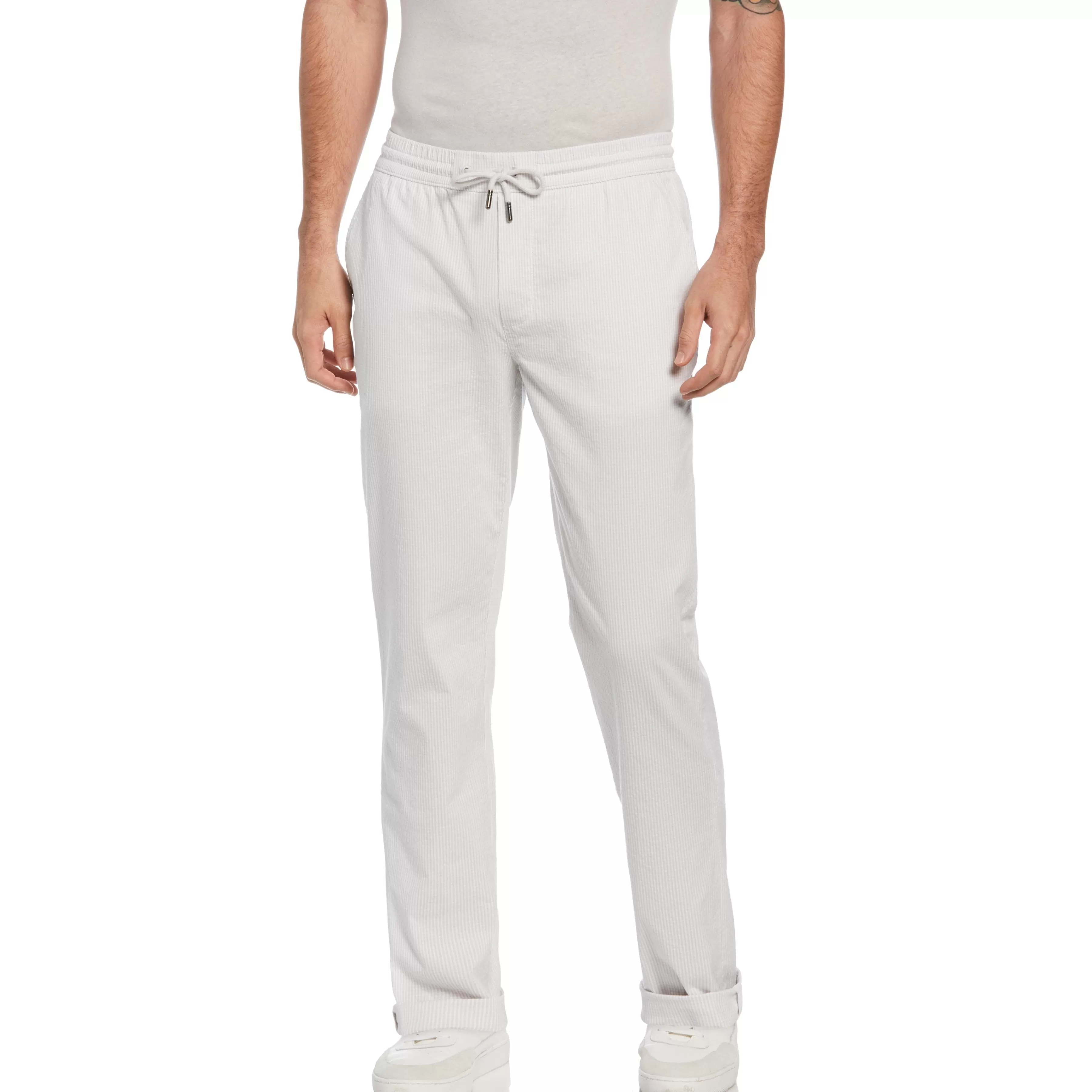 Cheap Seersucker Pullon Pant Men Pants