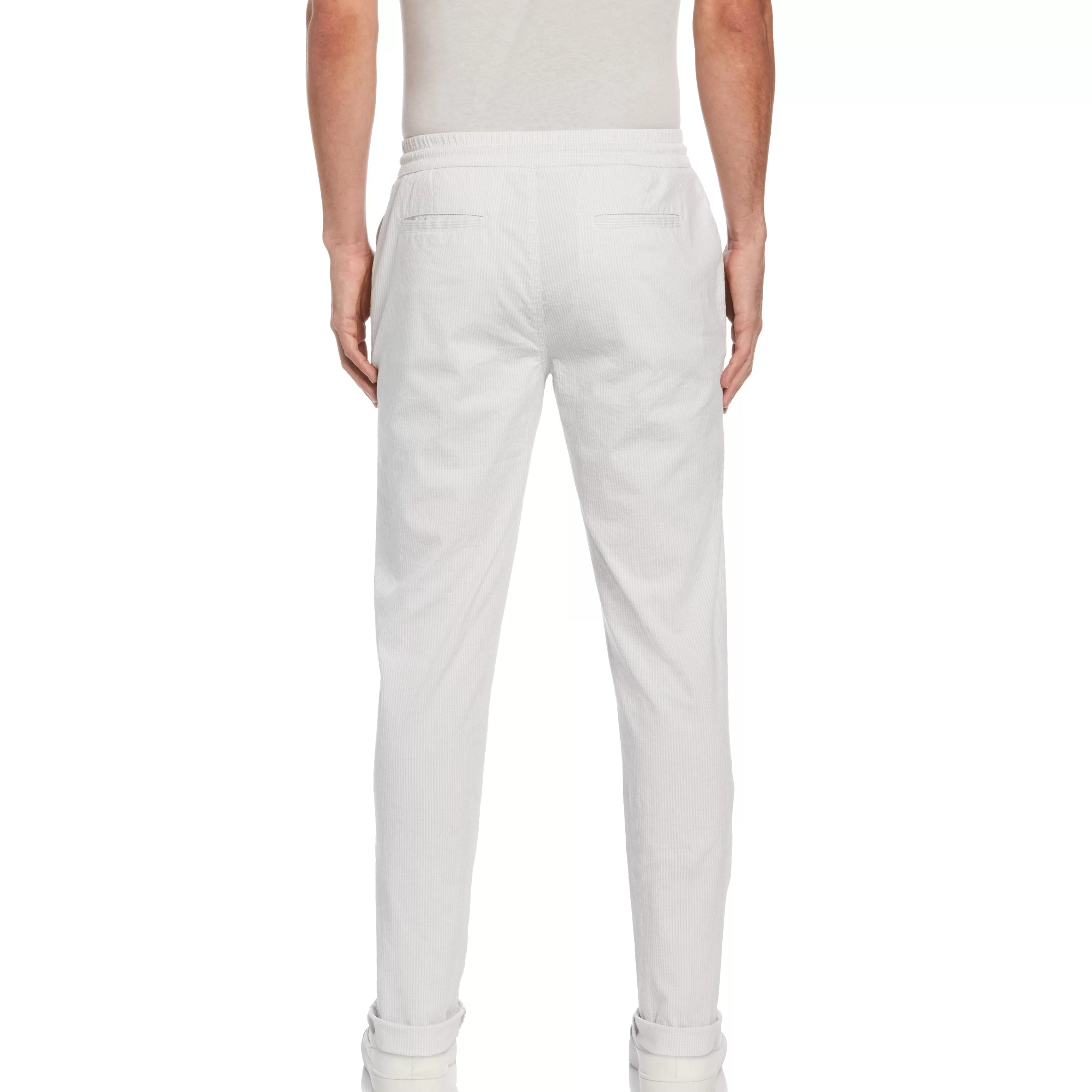 Cheap Seersucker Pullon Pant Men Pants