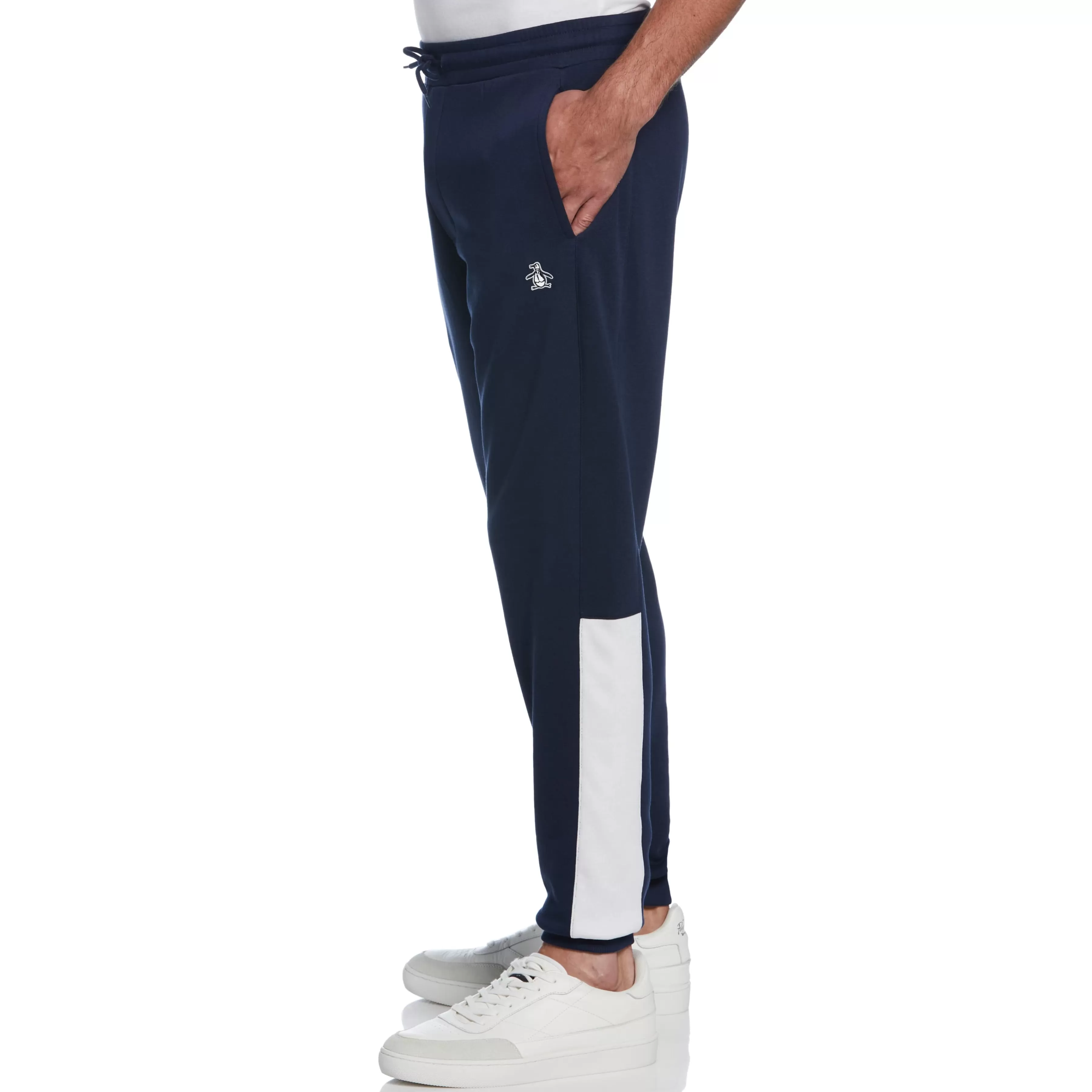 Outlet Side Stripe Fleece Jogger Men Pants