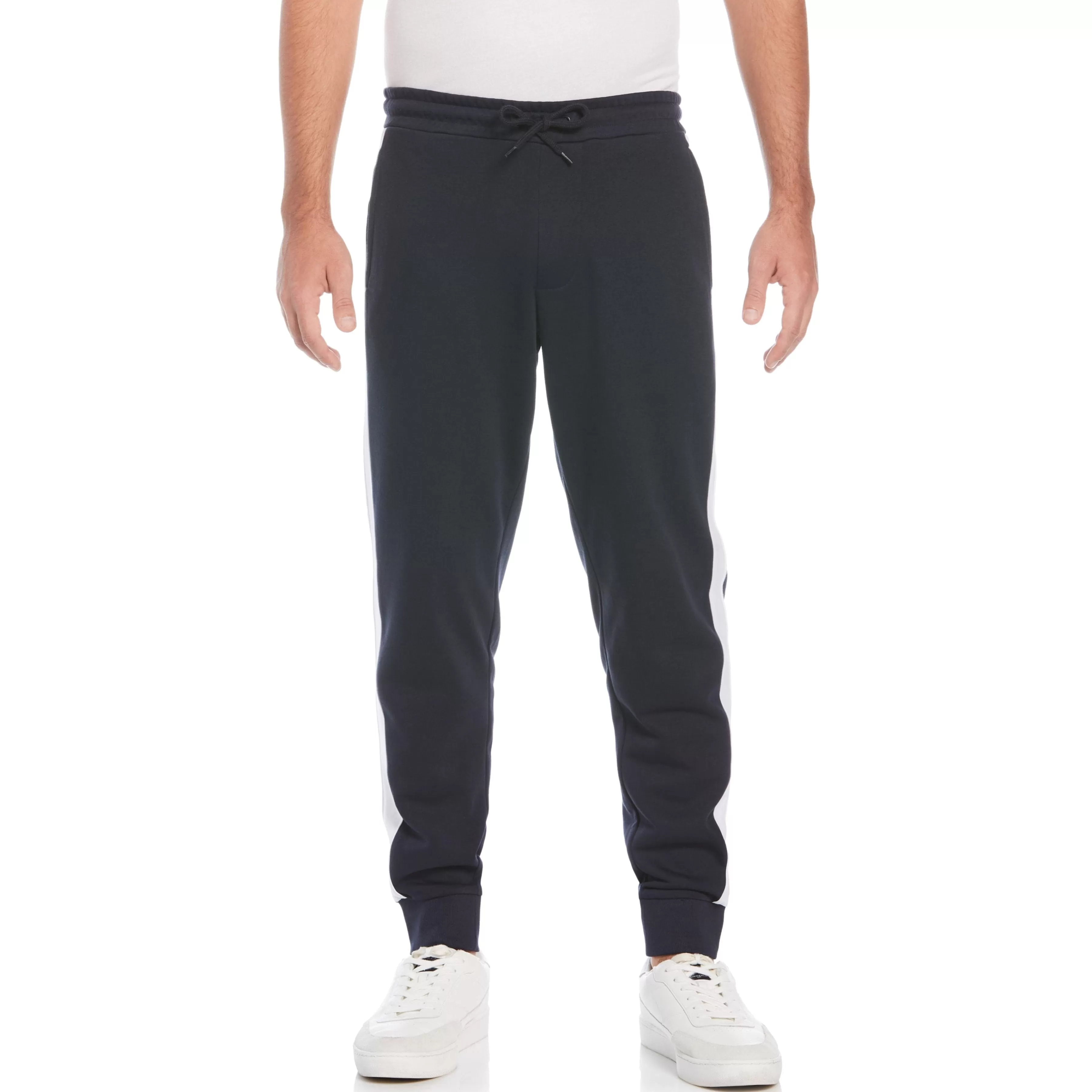 Online Side Stripe Fleece Jogger Men Pants