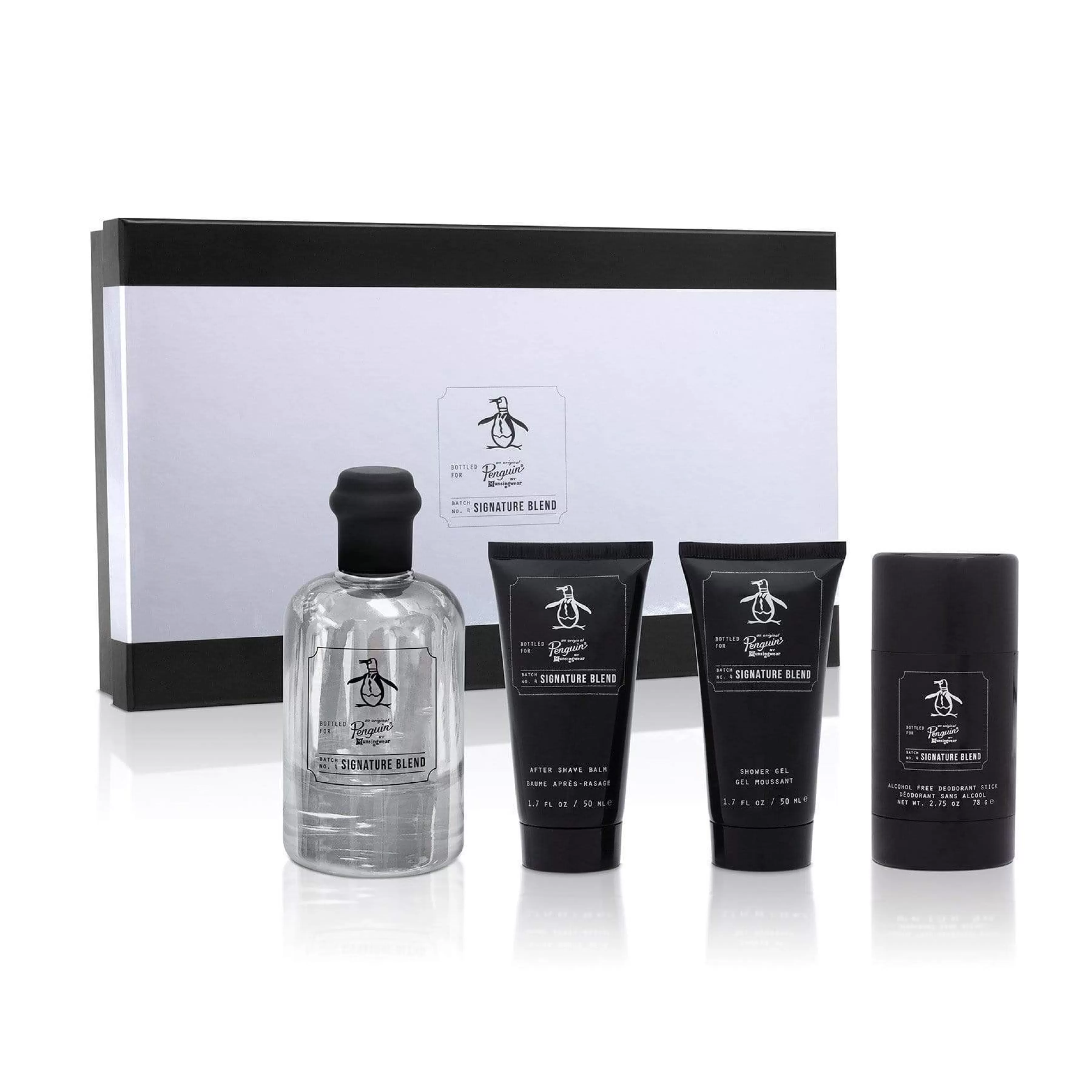 Outlet Signature Blend Fragrance 4 Piece Gift Set Men Cologne