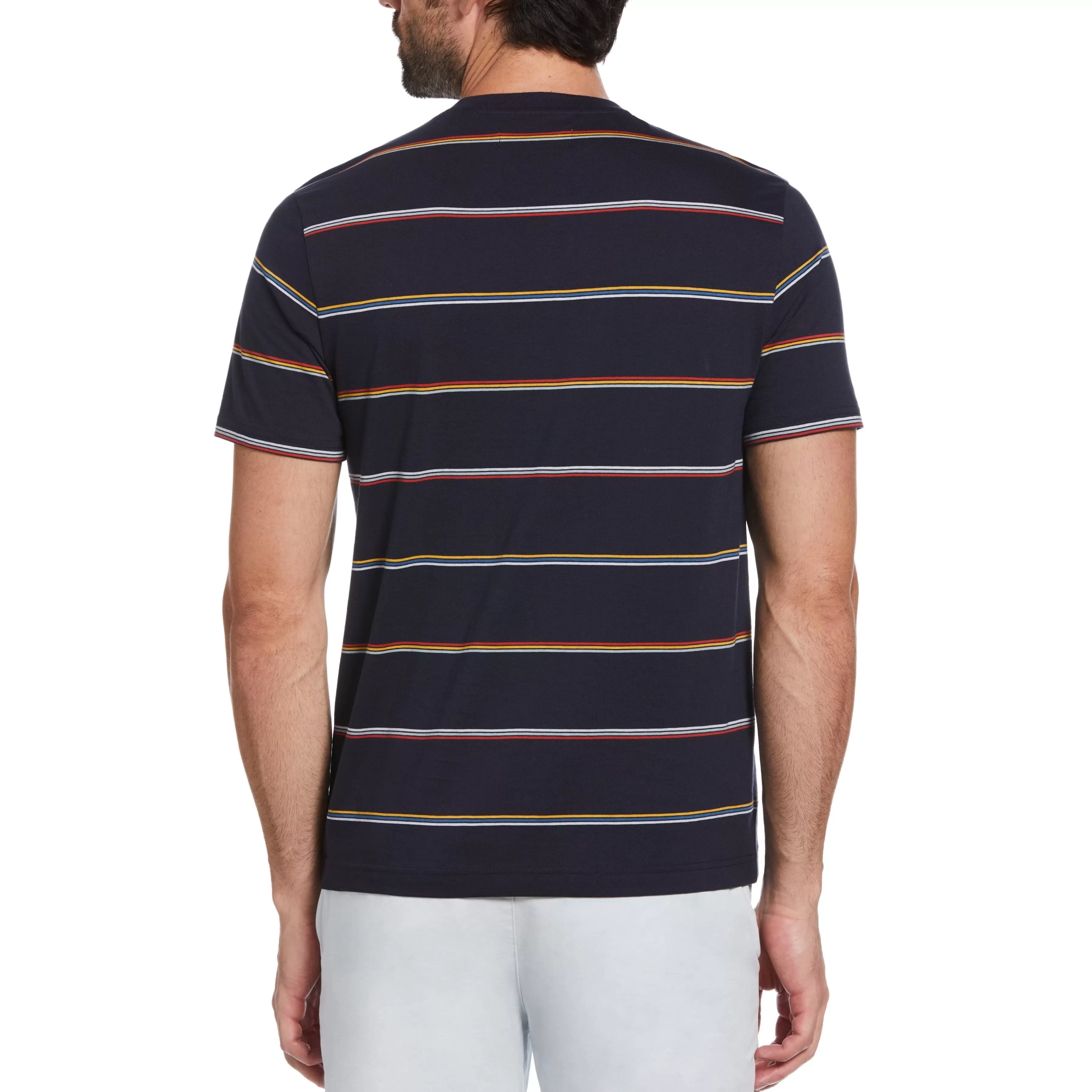 Outlet Slim Fit Jersey Stripe Tee Men Tees