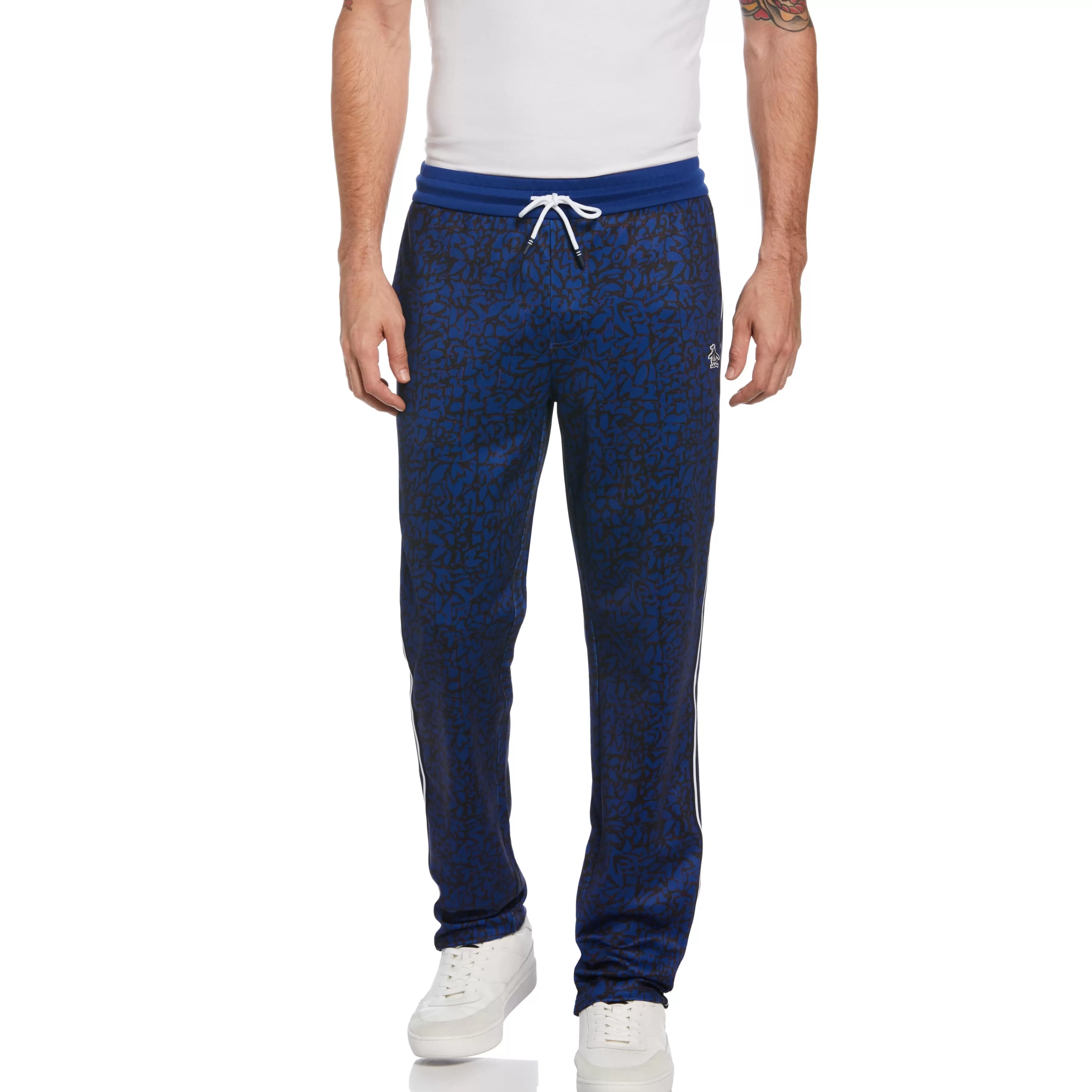 Cheap Slim Fit Printed Track Pant Men Pants