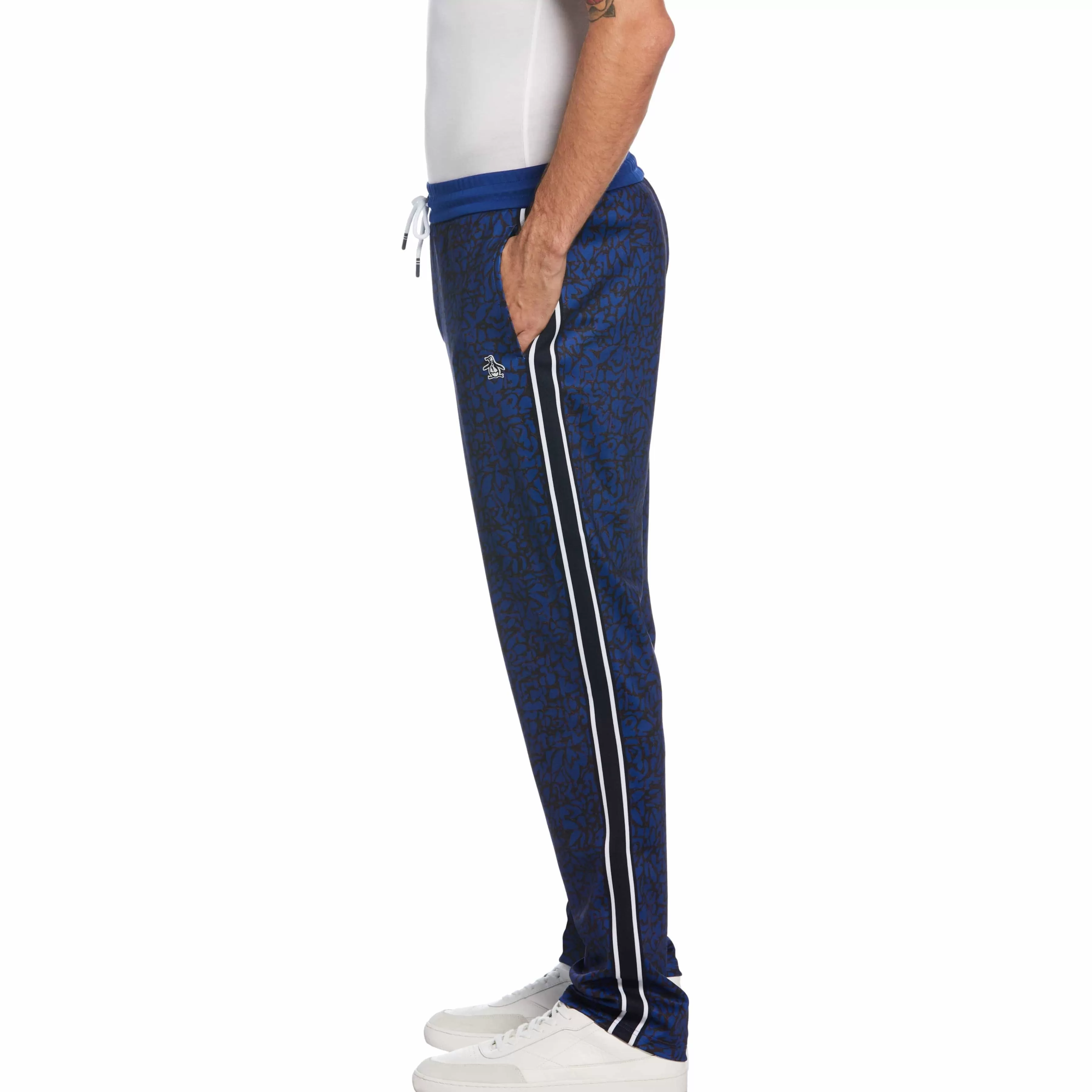 Cheap Slim Fit Printed Track Pant Men Pants