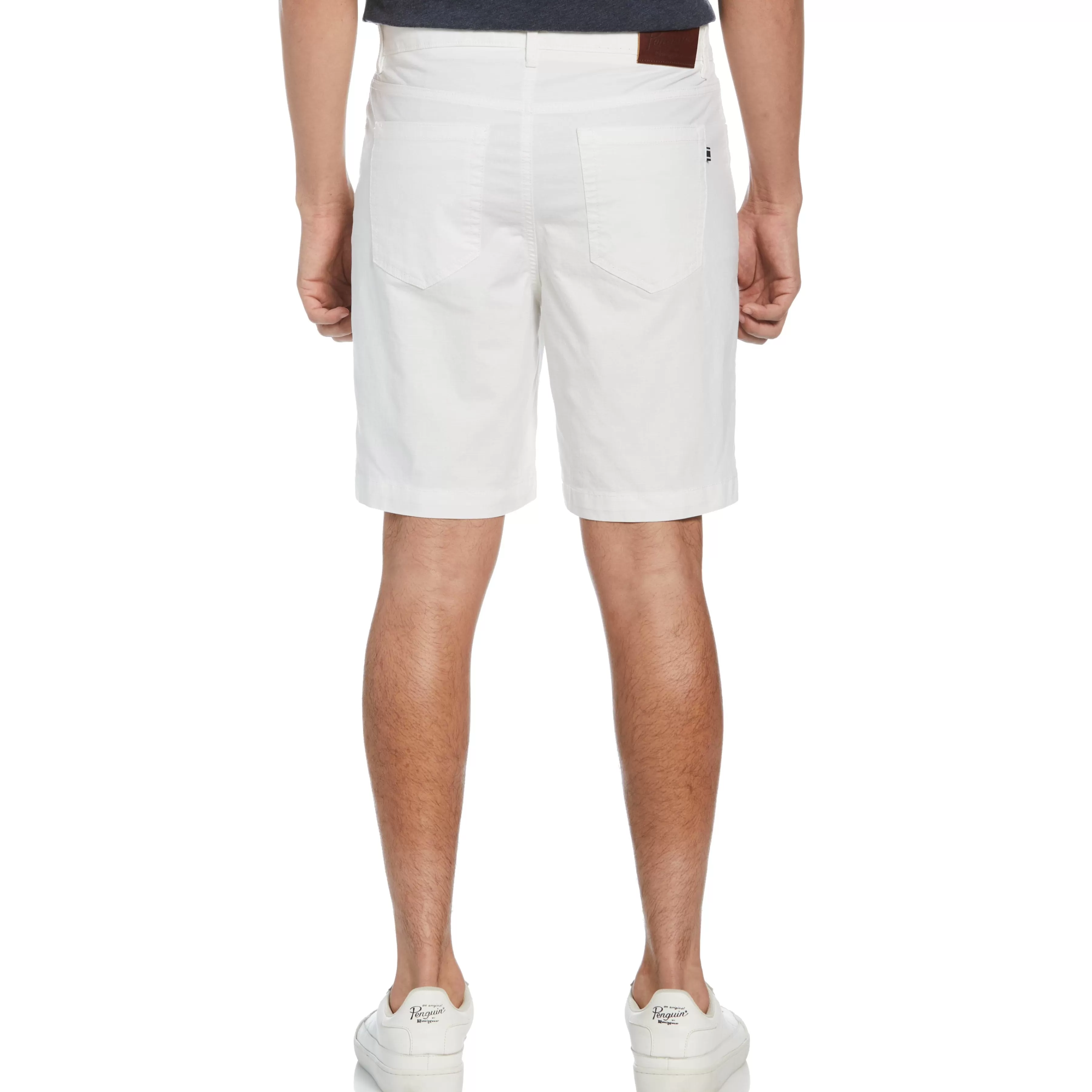 Sale Solid Stretch 5 Pocket Short Men Shorts