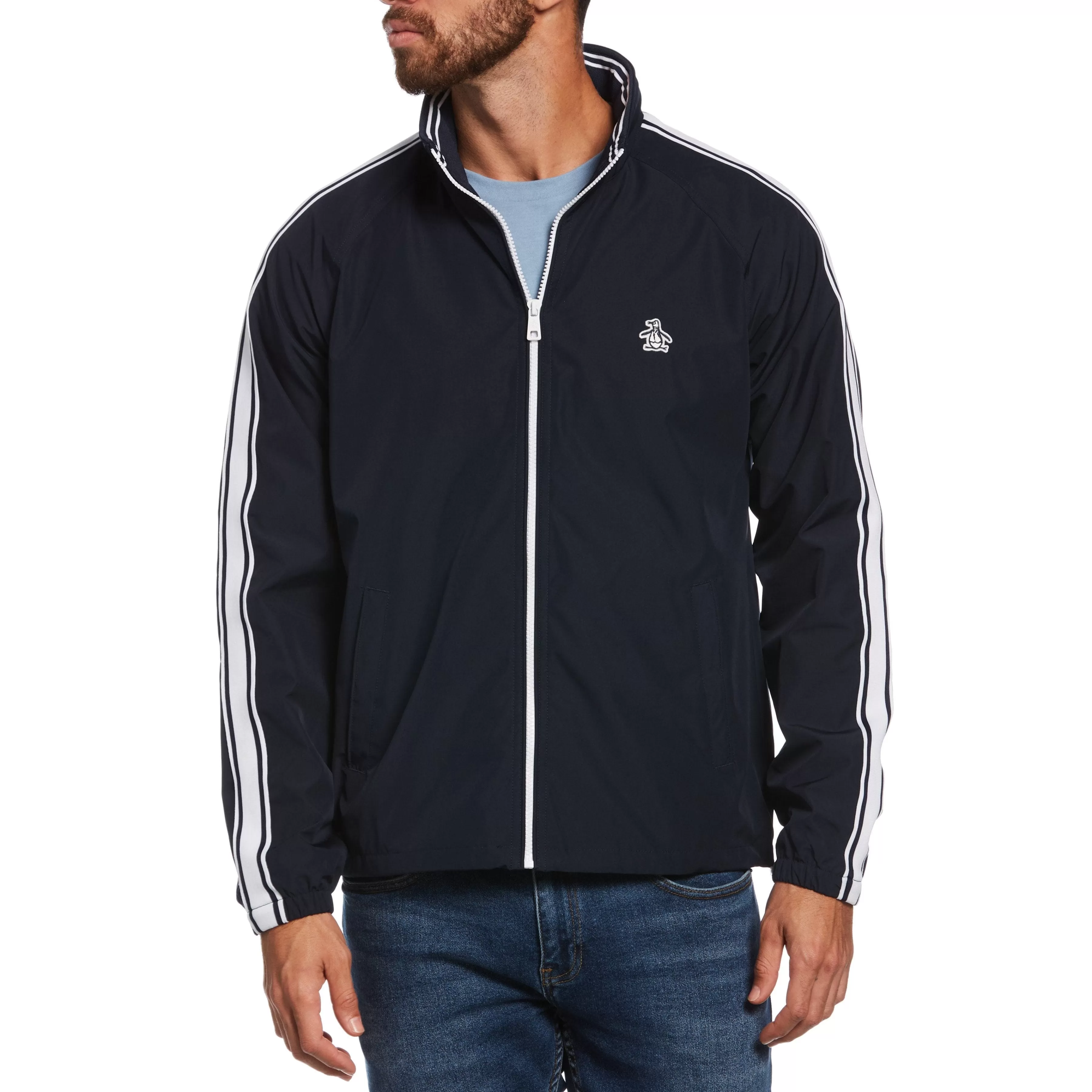 Store Solid Windbreaker Jacket Men Jackets & Vests