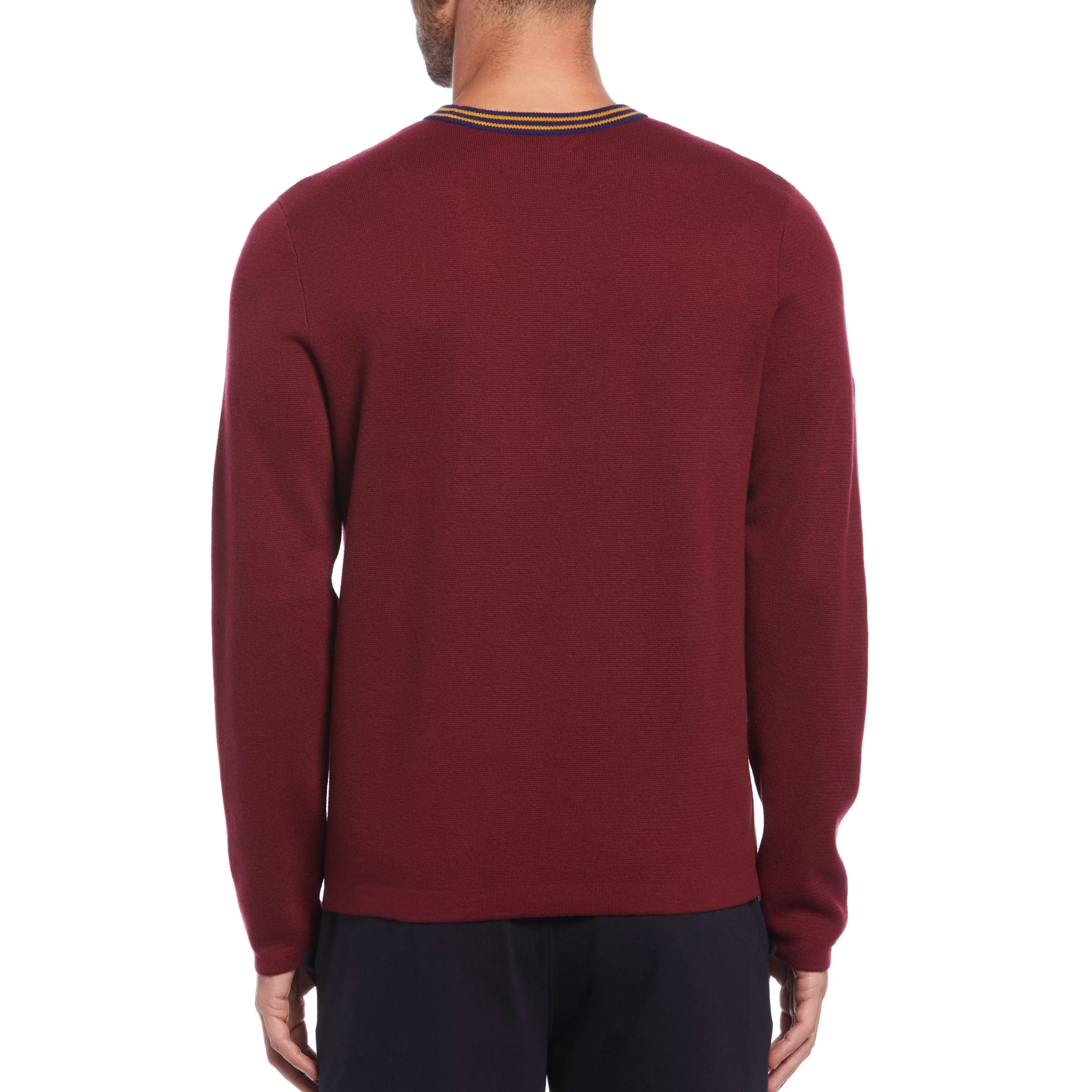 Sale Sticker Pete Tipped Mock Neck Sweater Men Sweaters
