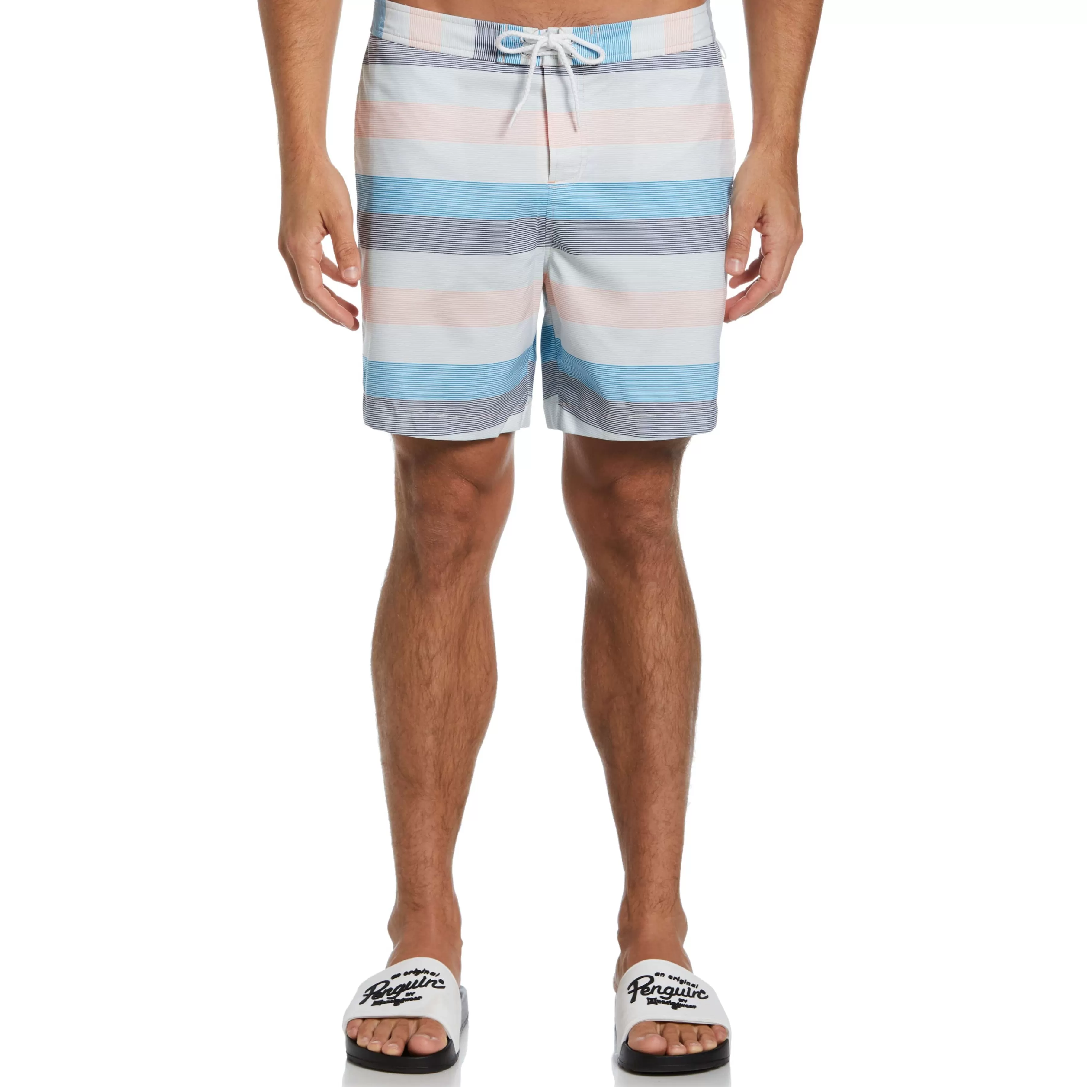 Clearance Stripe Swim Short Men Swim