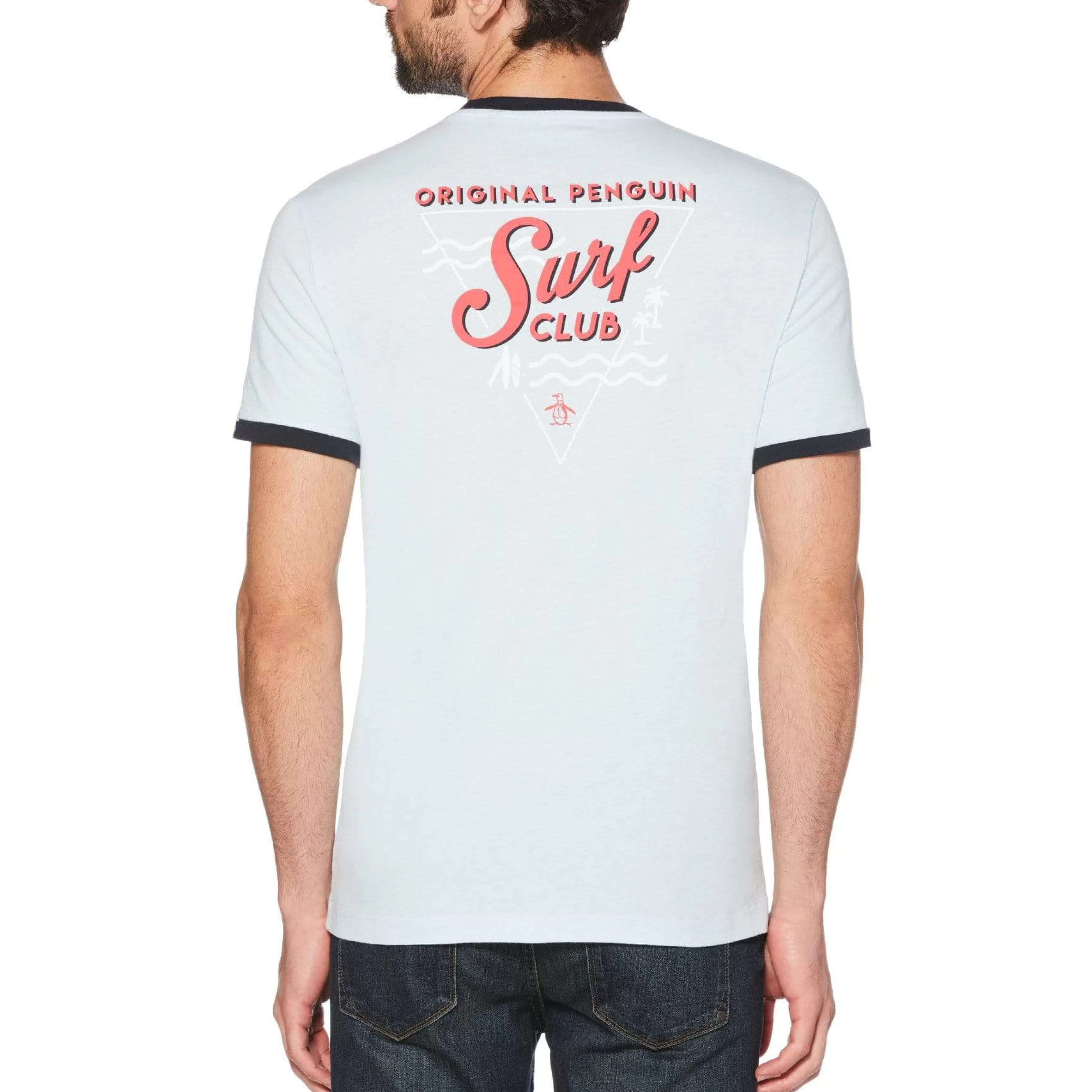 Best Surf Club Ringer Tee Men Tees