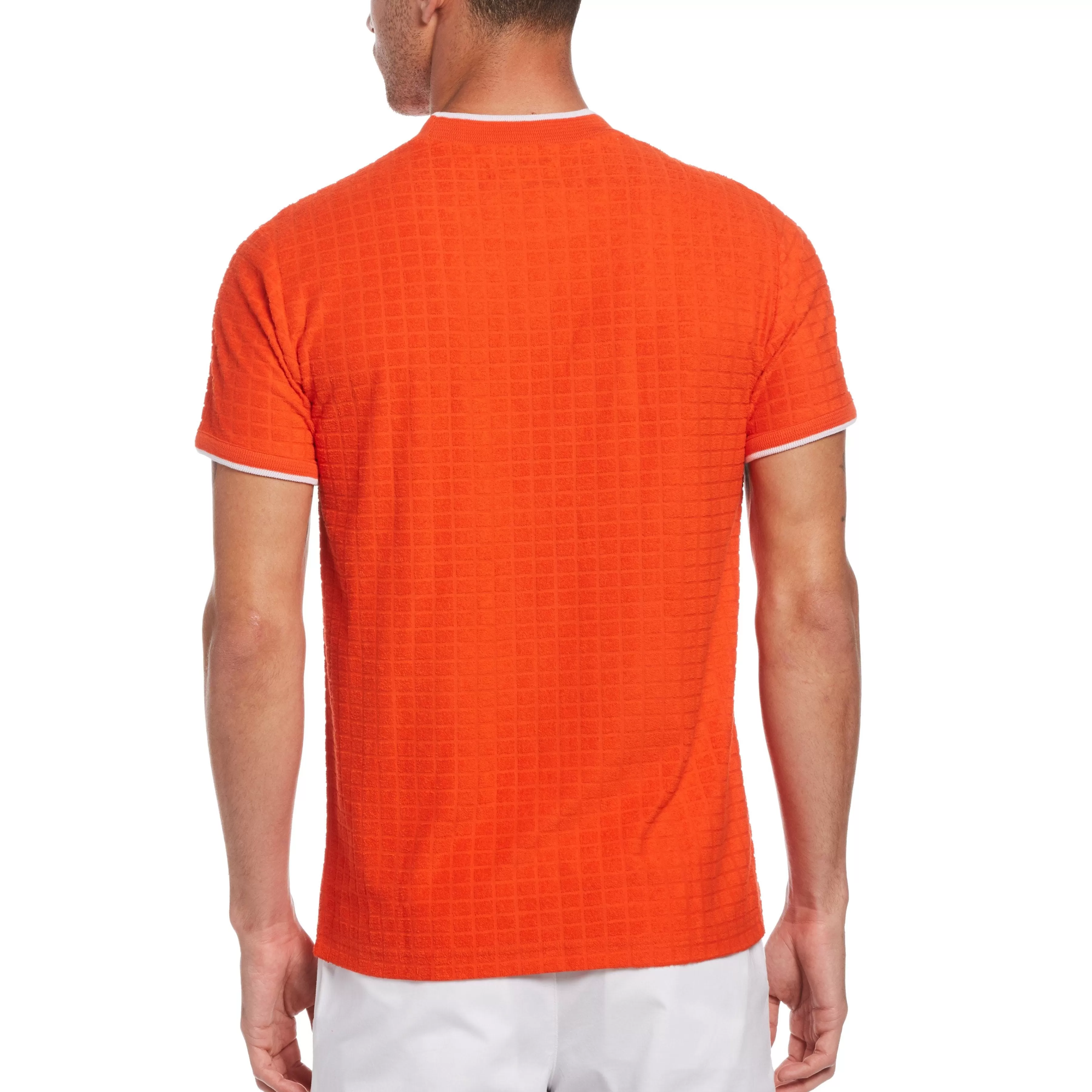 Fashion Terry Jacquard Tee Men Tees
