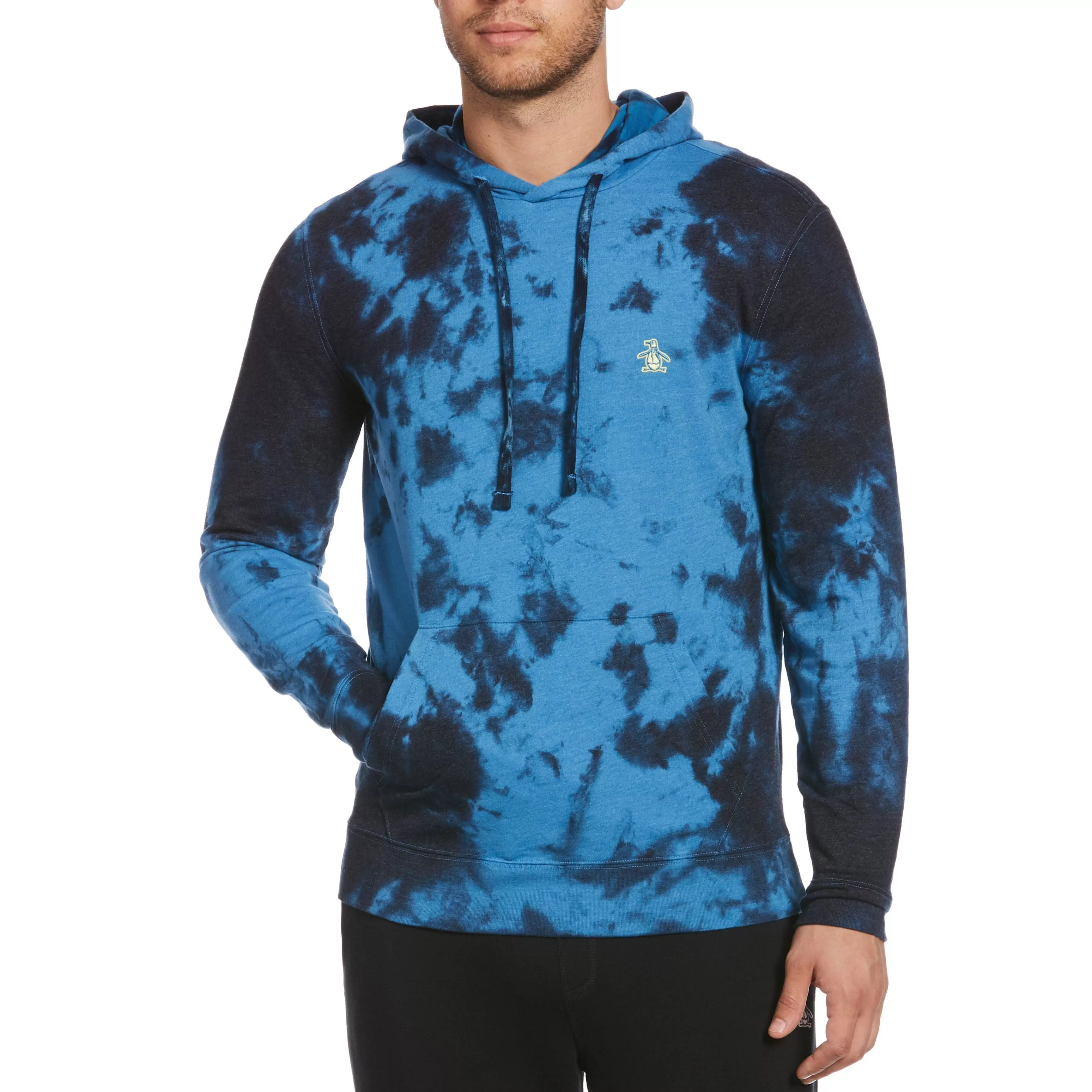 Hot Tie Dye French Terry Pullover Hoodie Men Hoodies & Sweatshirts
