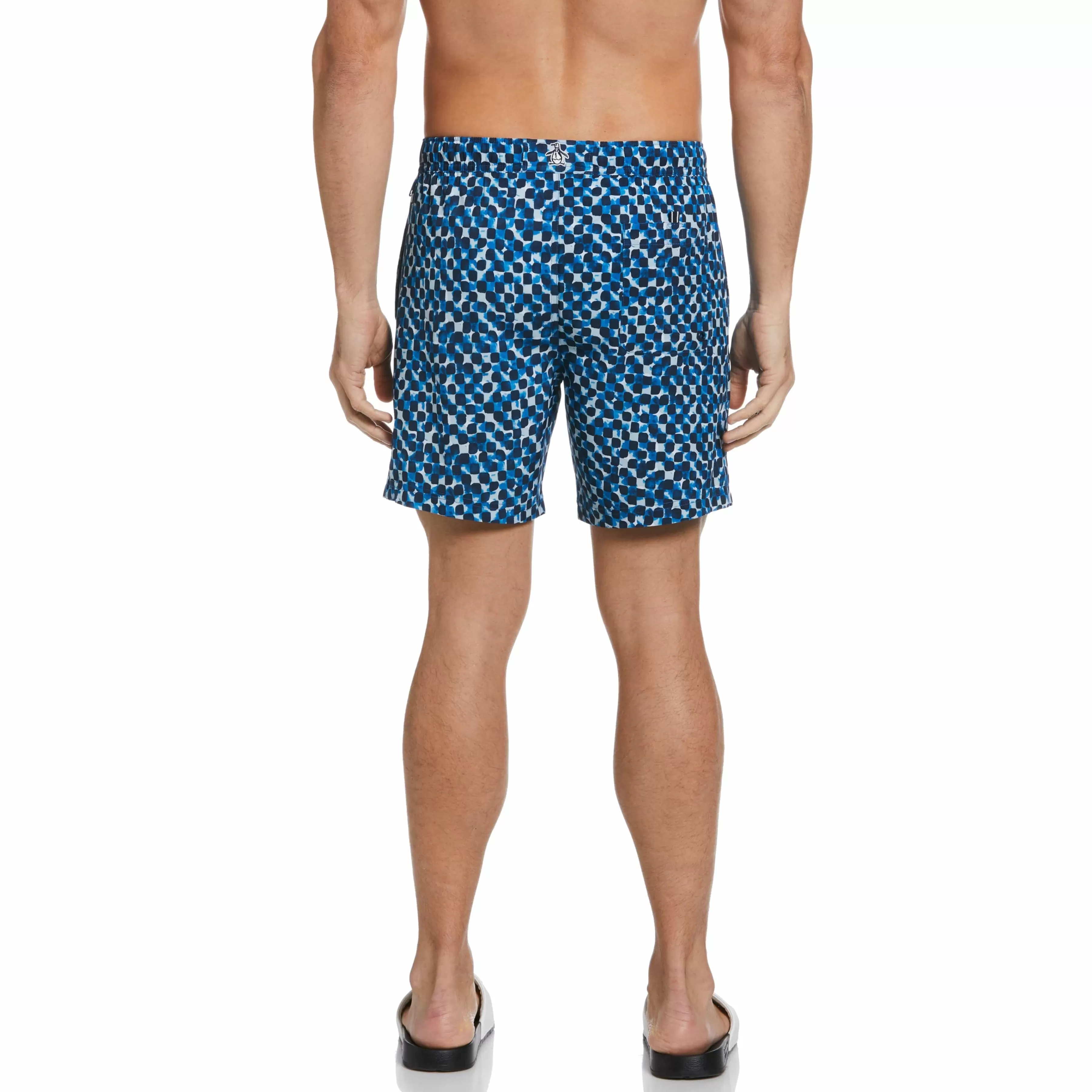 Best Sale Tile Print Swim Short Men Swim