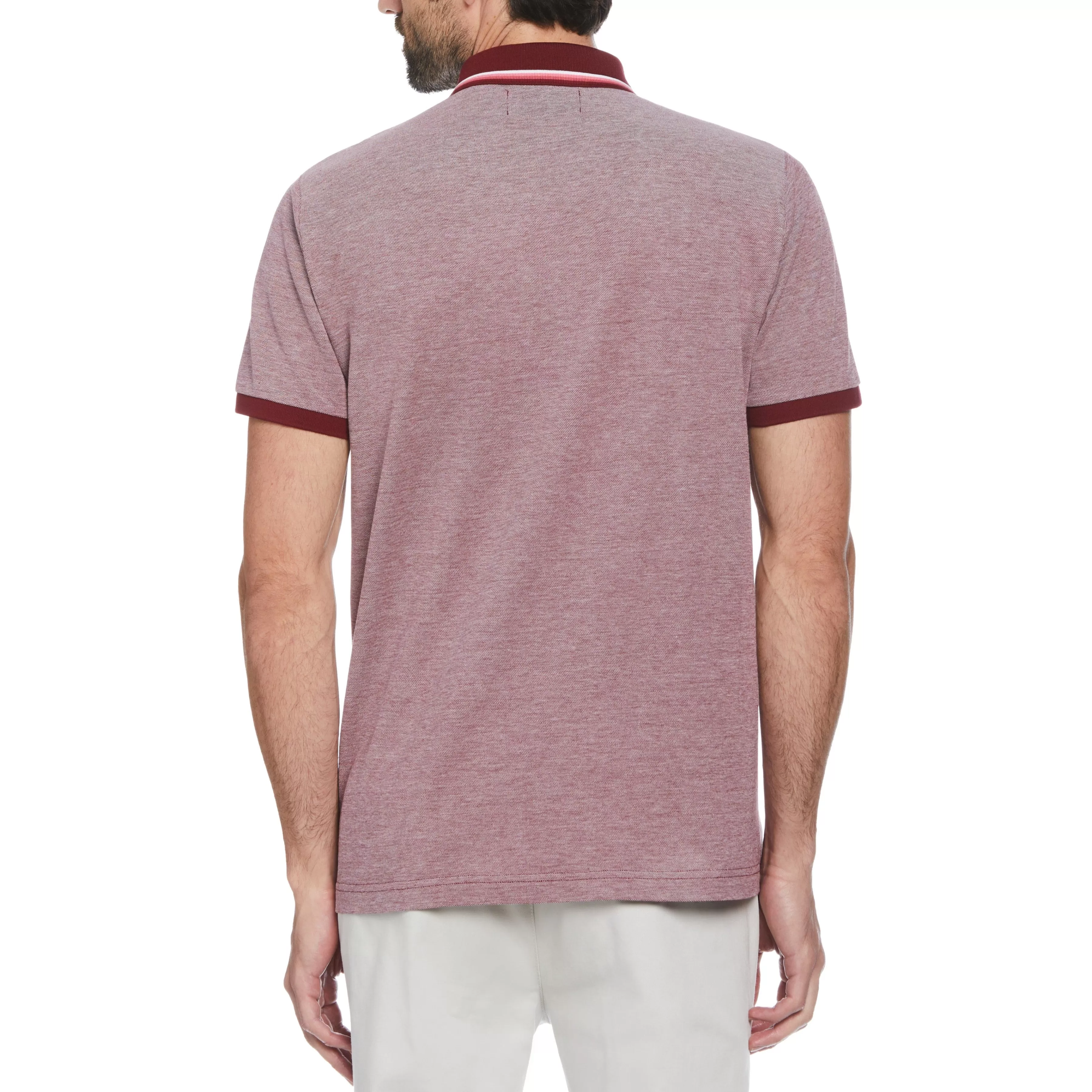 Hot Tipped Birdseye Polo Shirt Men Polos