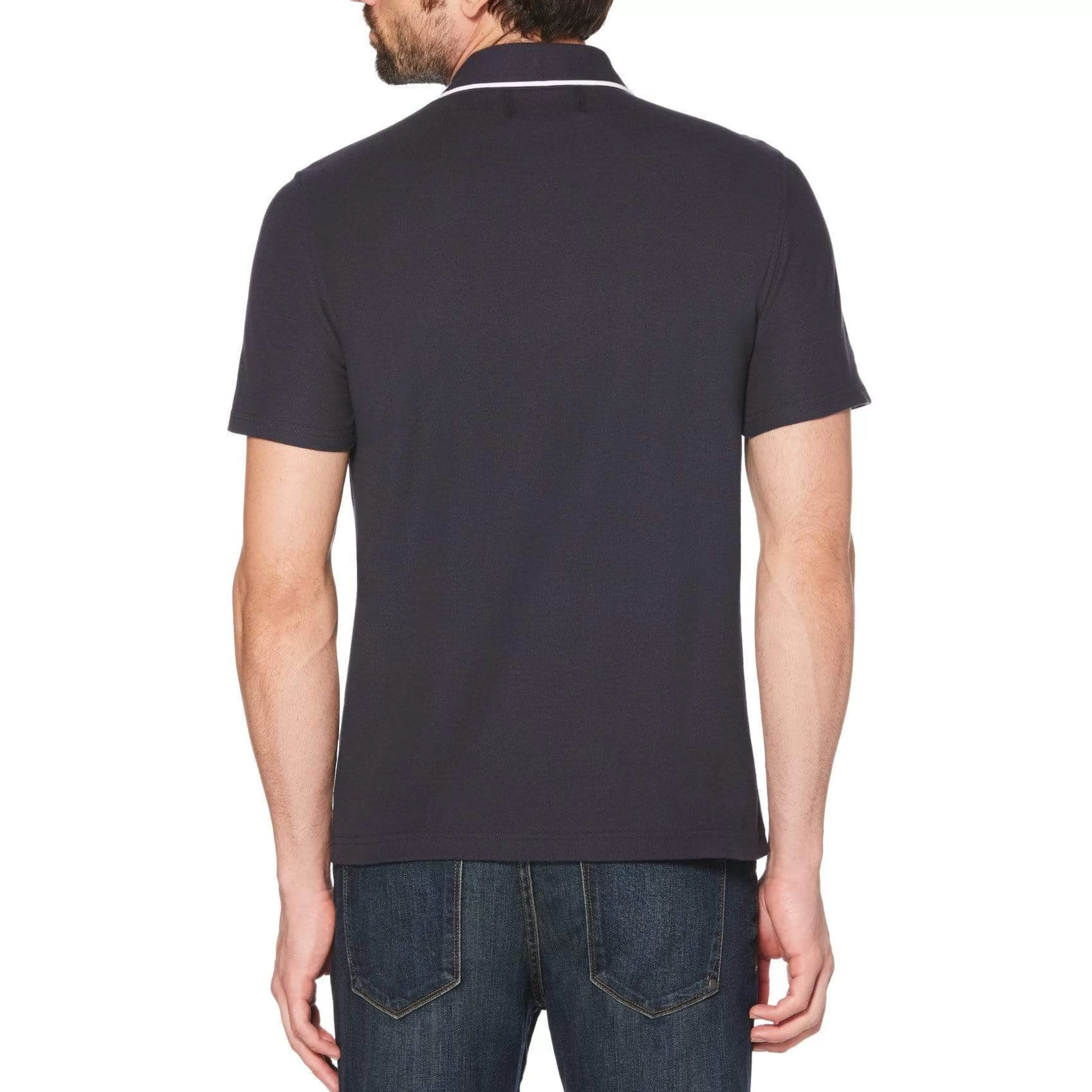 Cheap Tipped Pique Polo Men Polos